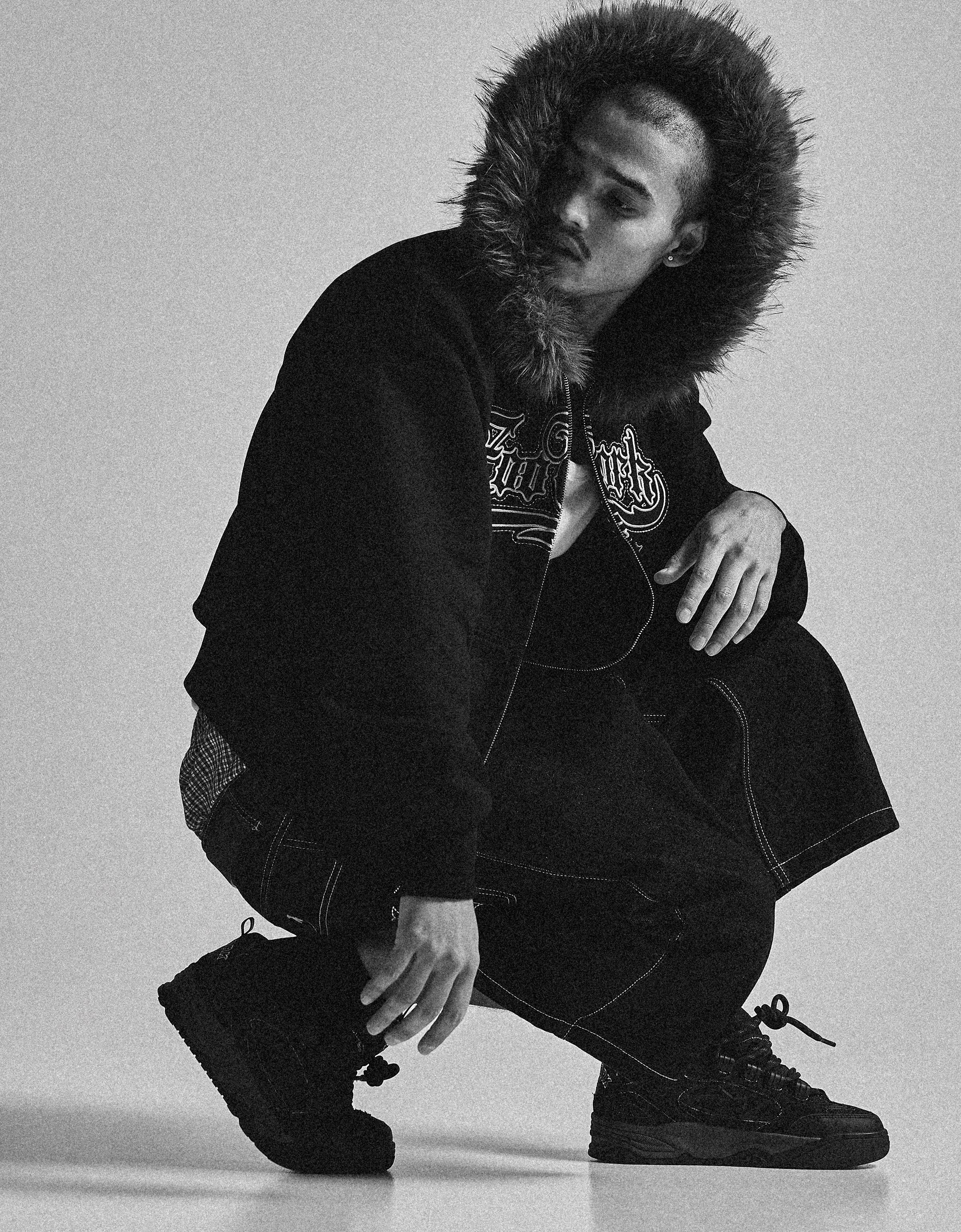 ZOO YORK skate trainers — BLACK