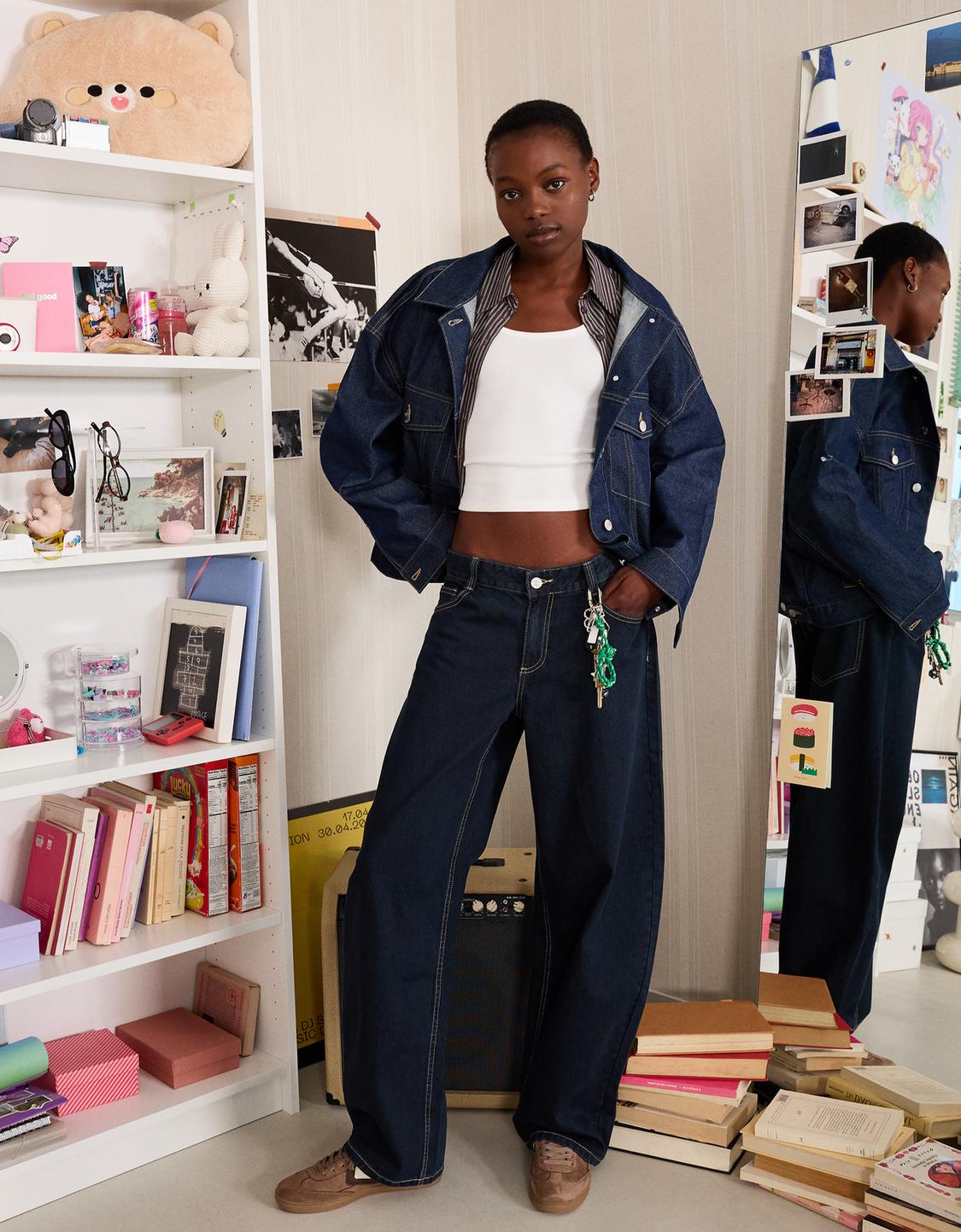 Baggy barrel jeans