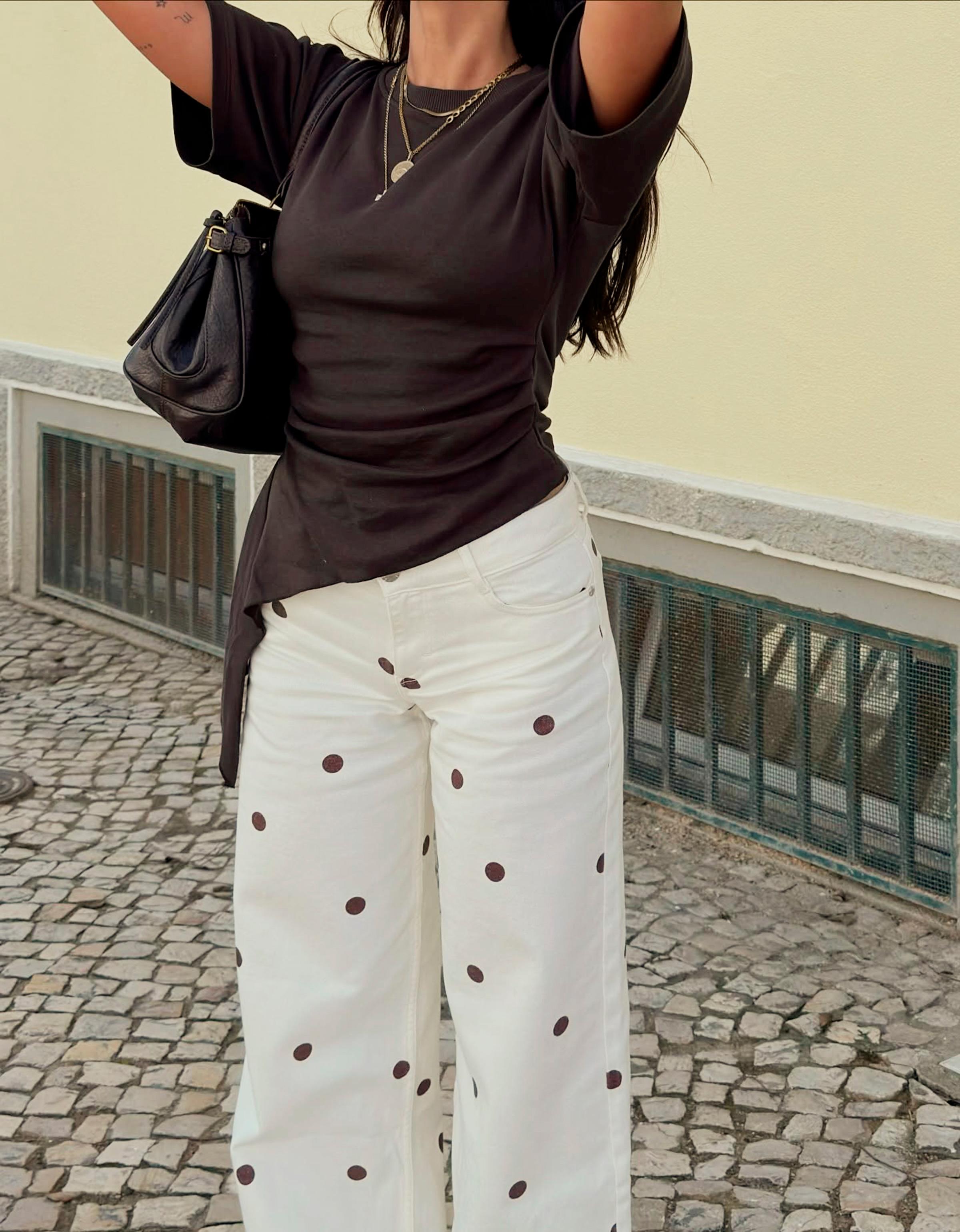 Kısa kollu büzgülü tişört - Görsel 14