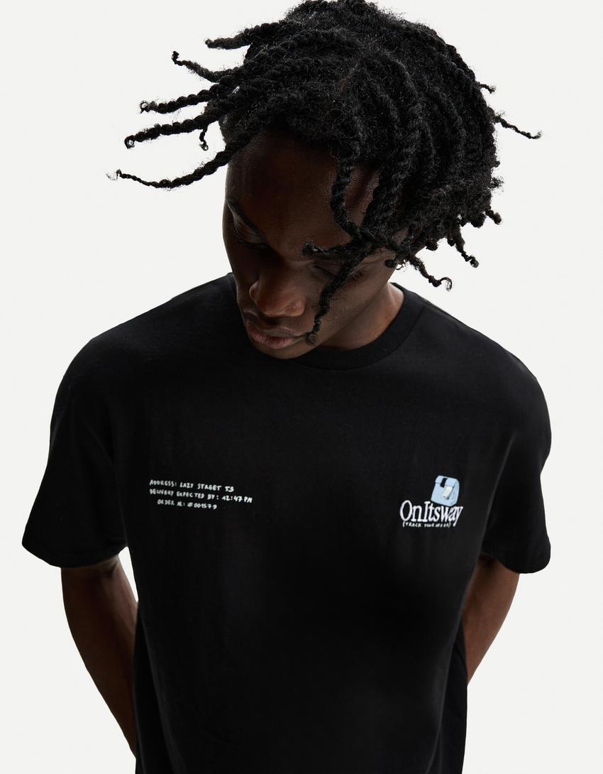 Camiseta manga corta  print