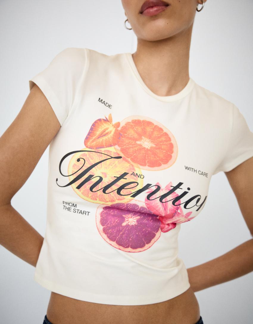 Short sleeve T-shirt-Off white