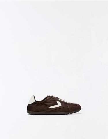 RETRO SLIM SOLE TRAINERS — Brown 1