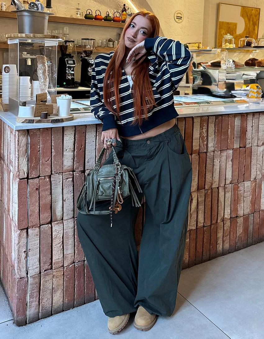 Mini bowling bag-Khaki