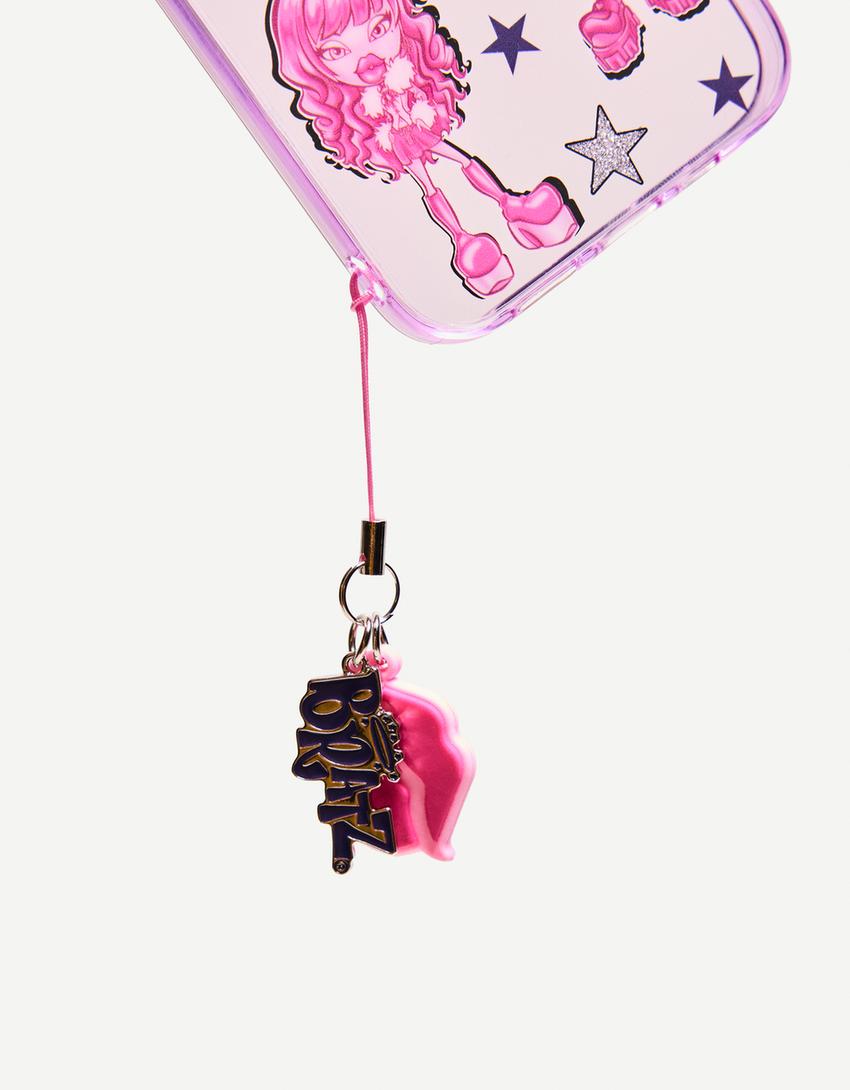 Bratz baskılı iPhone kılıfı-Mor-3