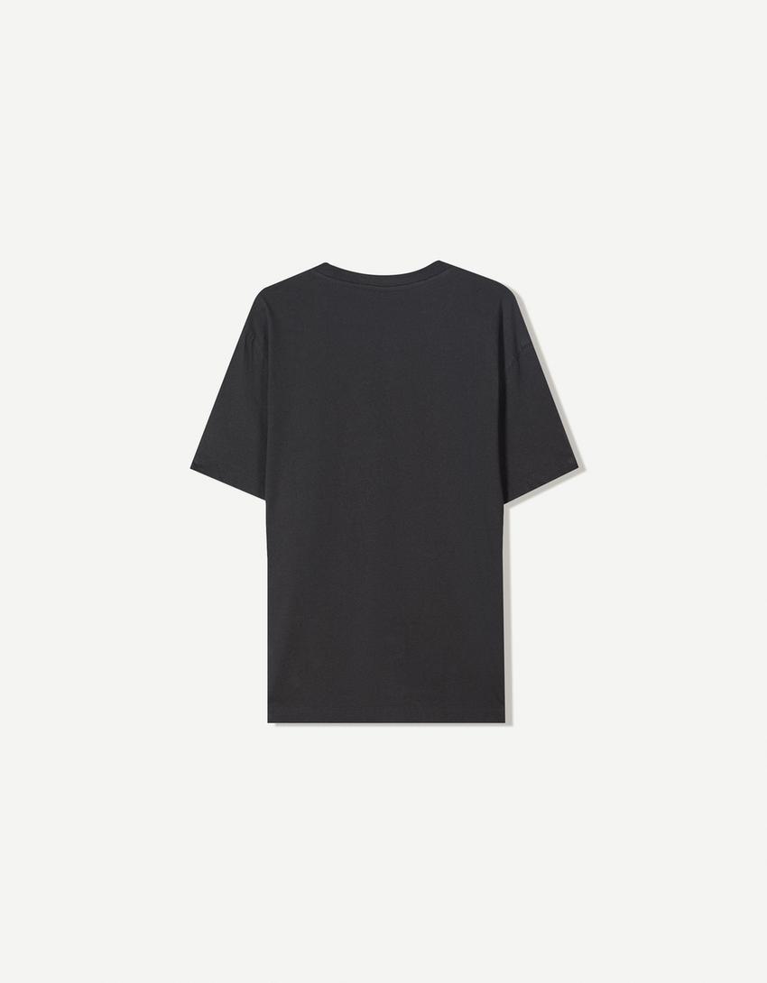 T-shirt CA7RIEL & Paco Amoroso manga curta-Preto-1