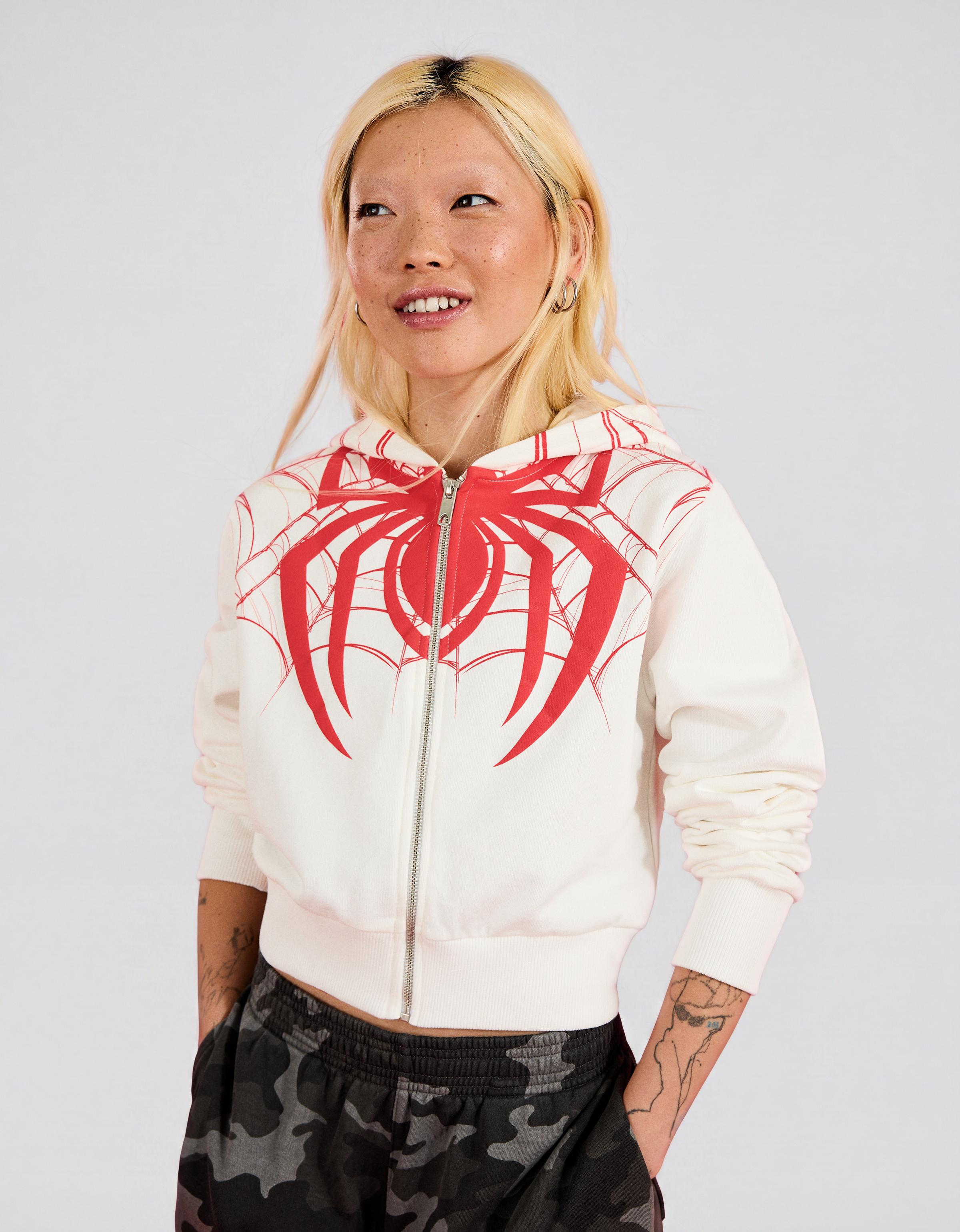SPIDER-MAN print hoodie — Off white