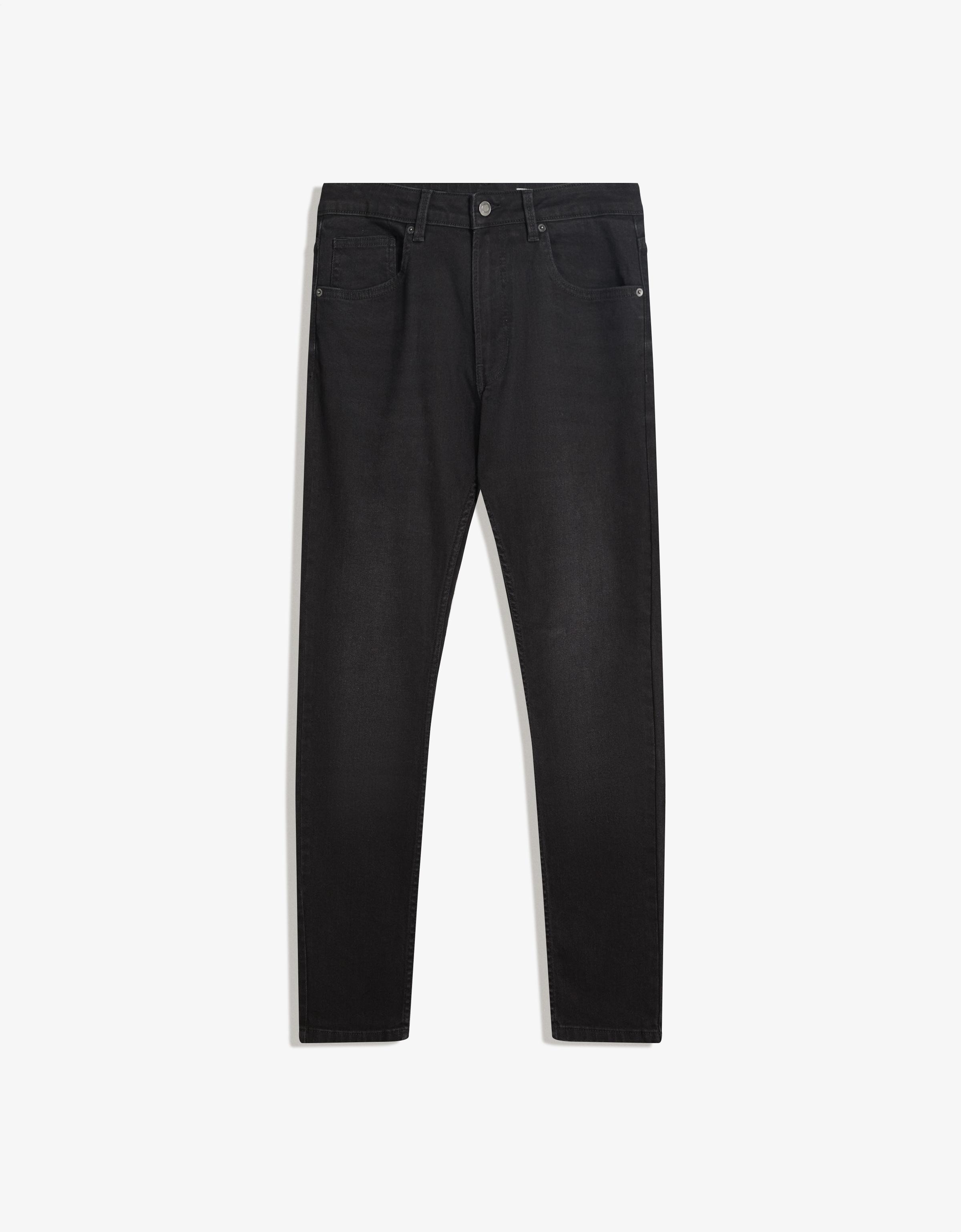 Bershka Skinny Jeans Herren 46 Schwarz