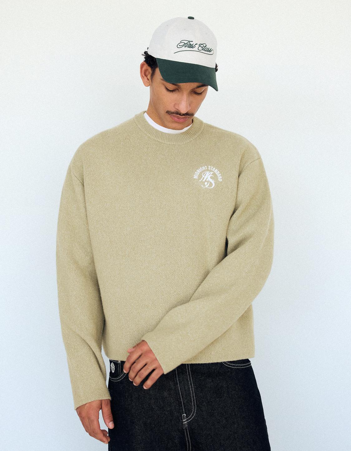 Pull imprimé jacquard