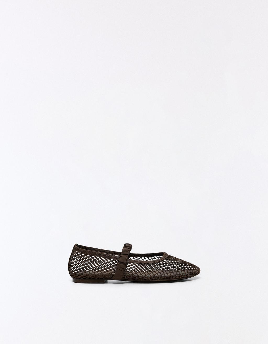 Bershka Mesh ballerinas