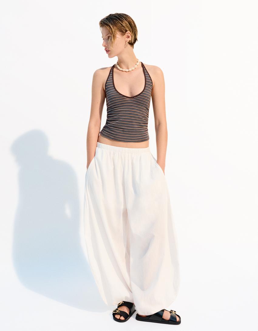 Rustik tanktop-Brun-2
