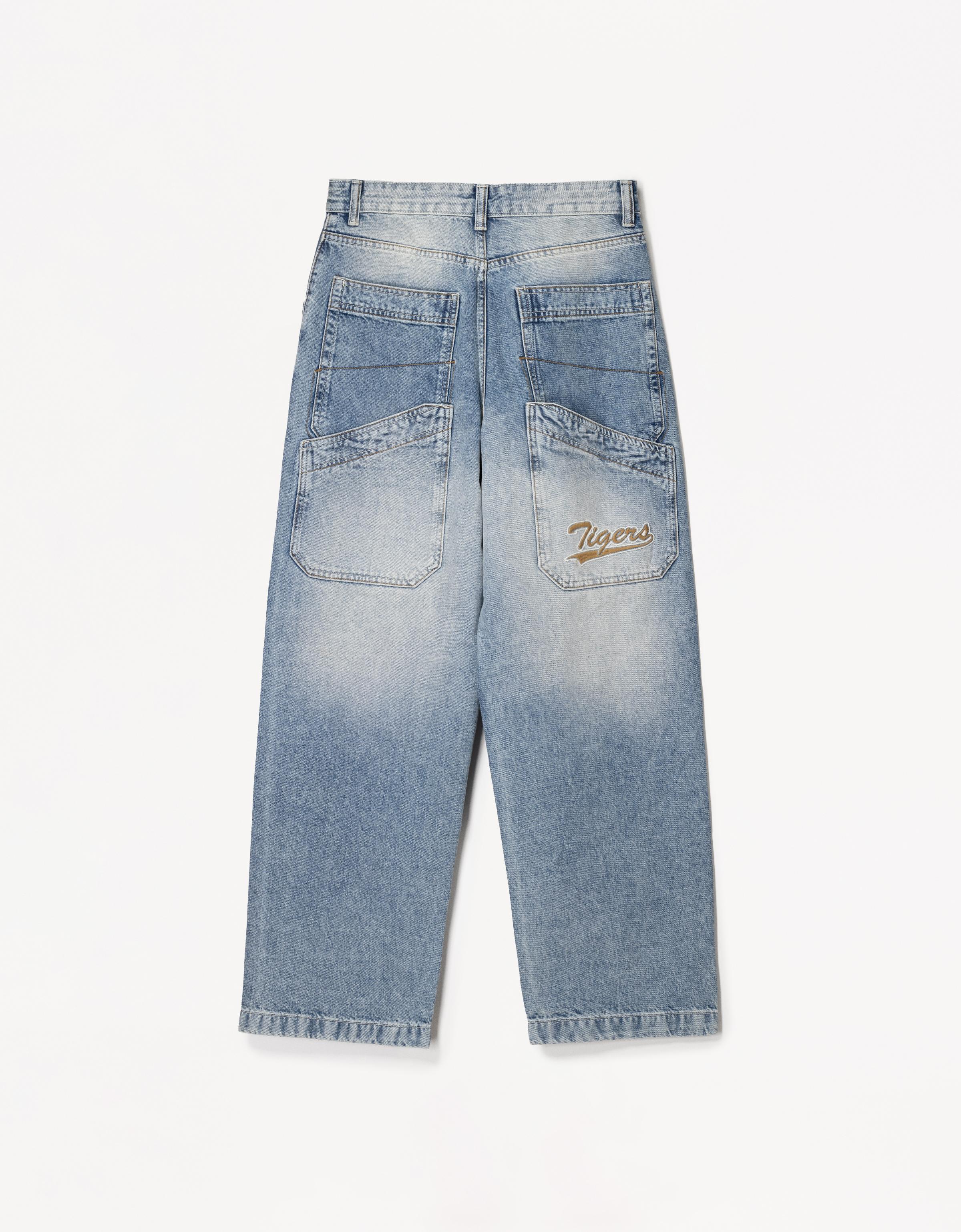 Super Baggy Jeans - Light gray - Men | H&M US