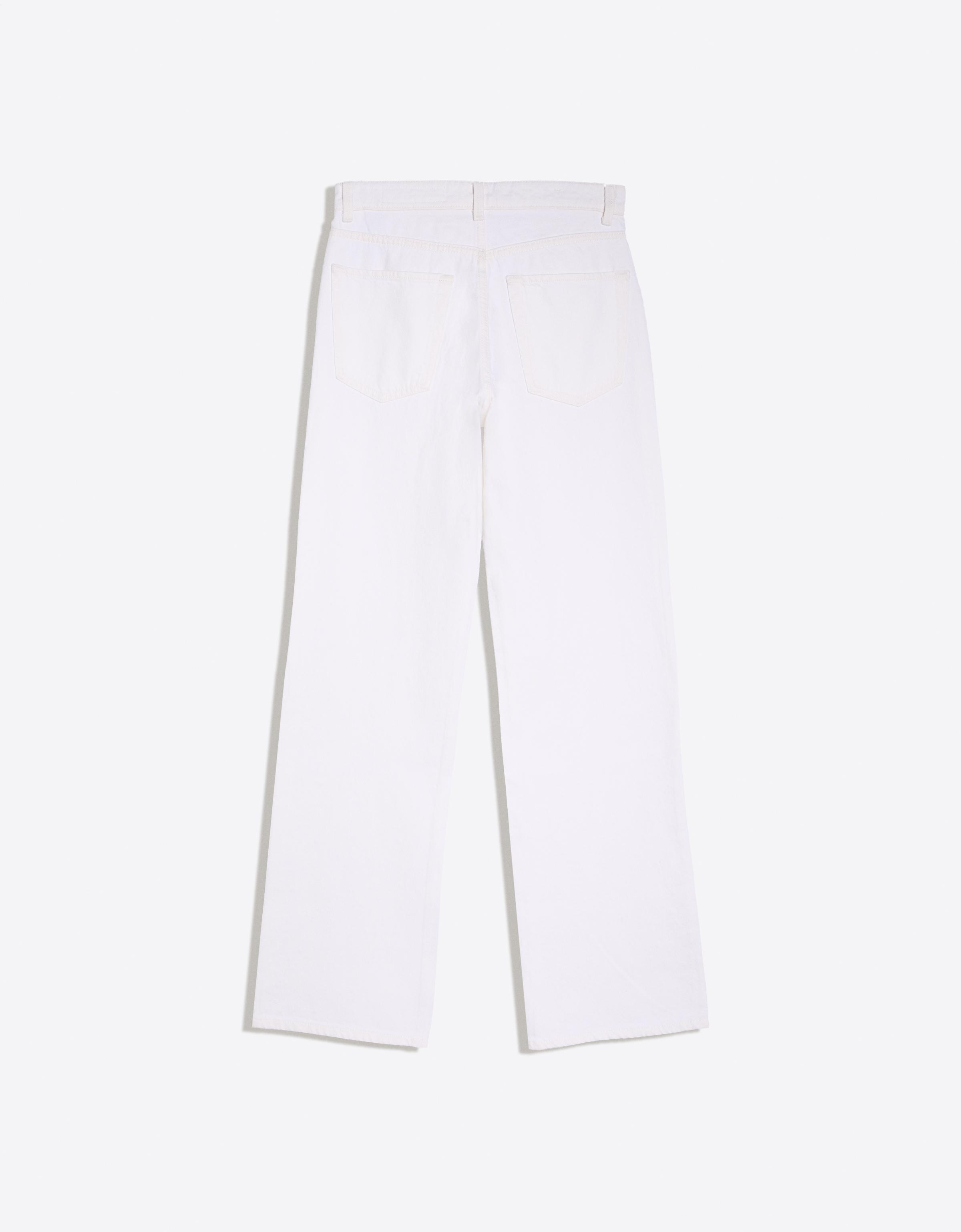 High-waist shimmery straight-leg jeans — Cream
