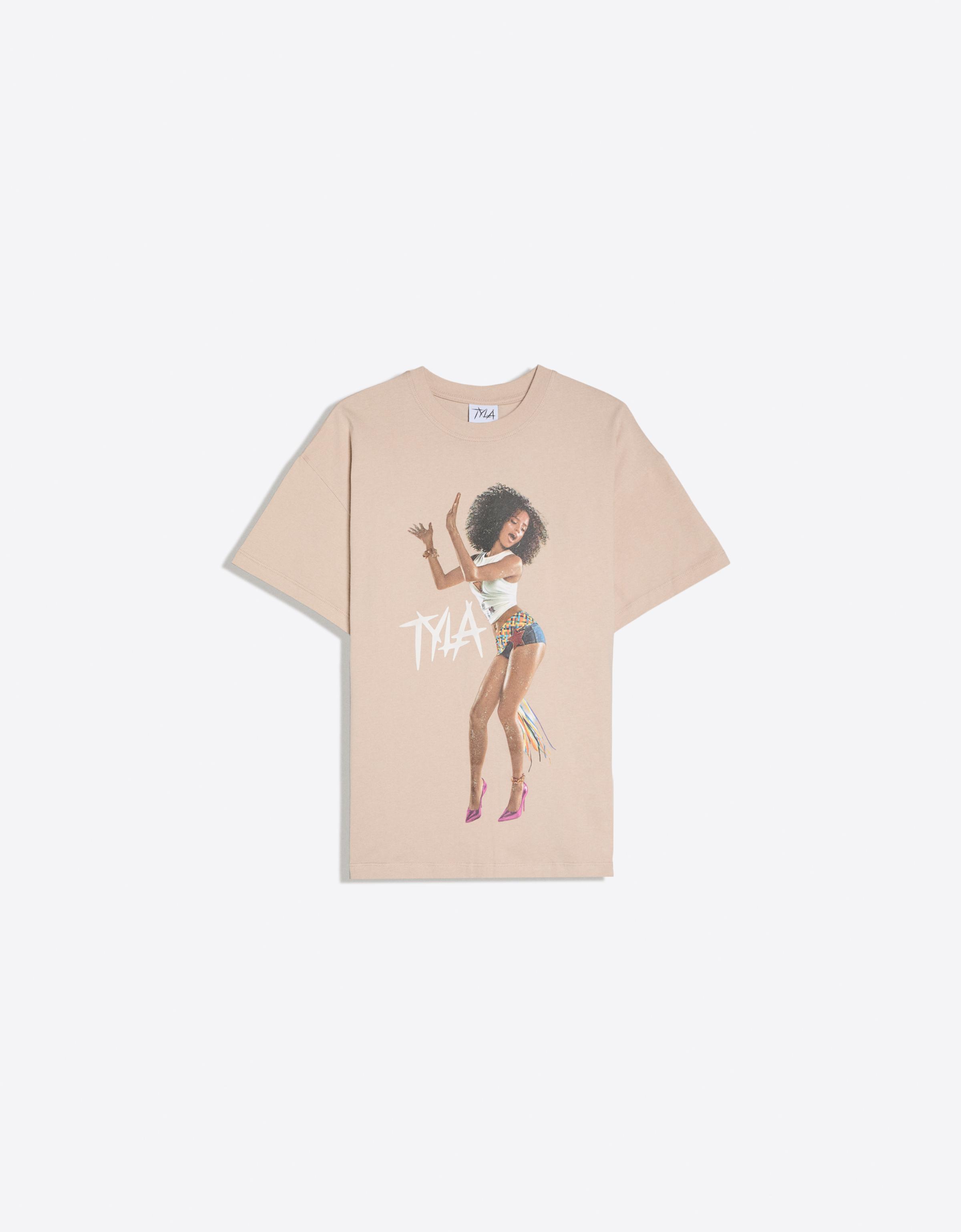 Oversize TYLA print T-shirt