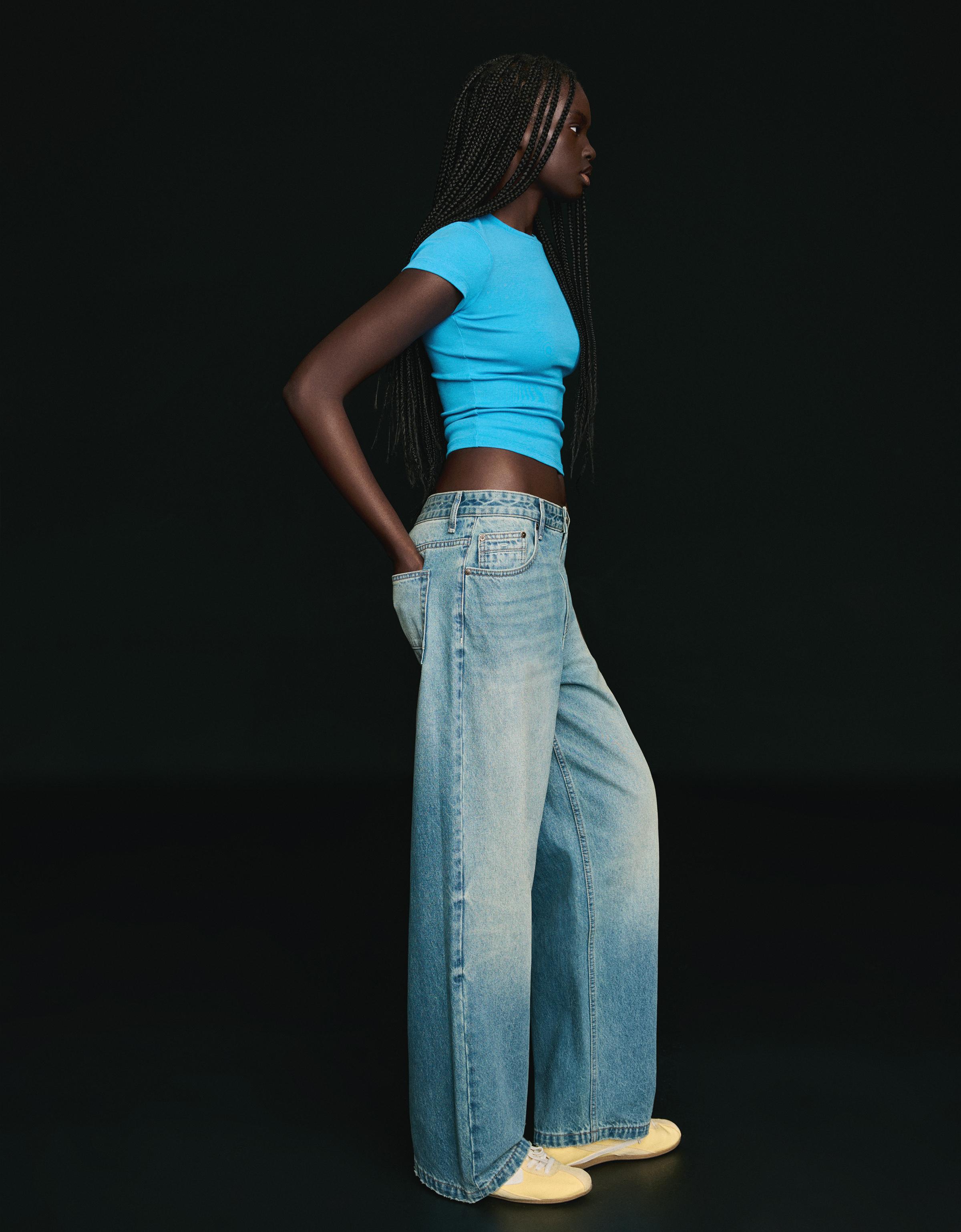 Kısa kollu bisiklet yaka tişört - Görsel 31