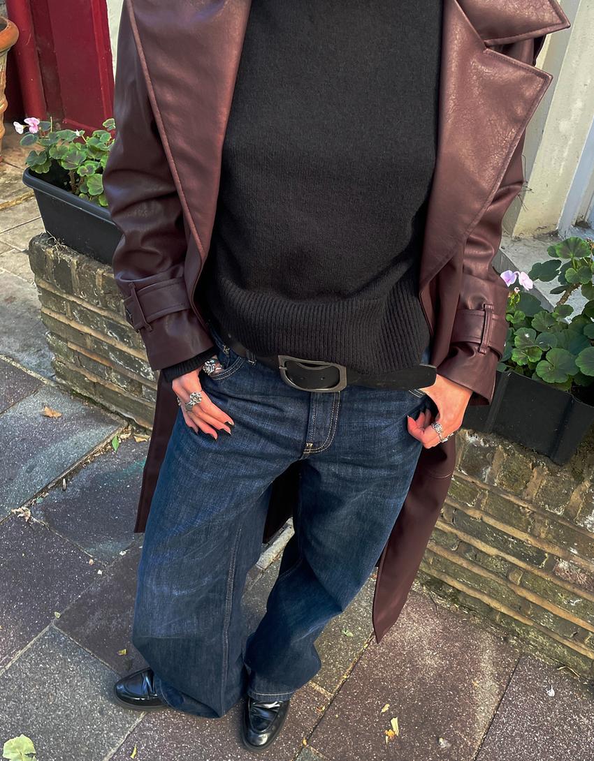 Jeans baggy fit-Bleu