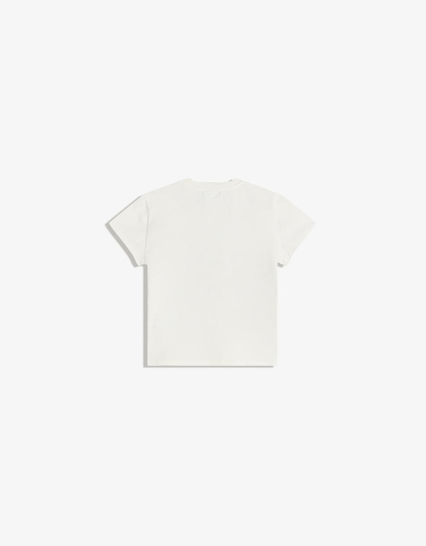 Camiseta Cars manga corta print-Blanco roto
