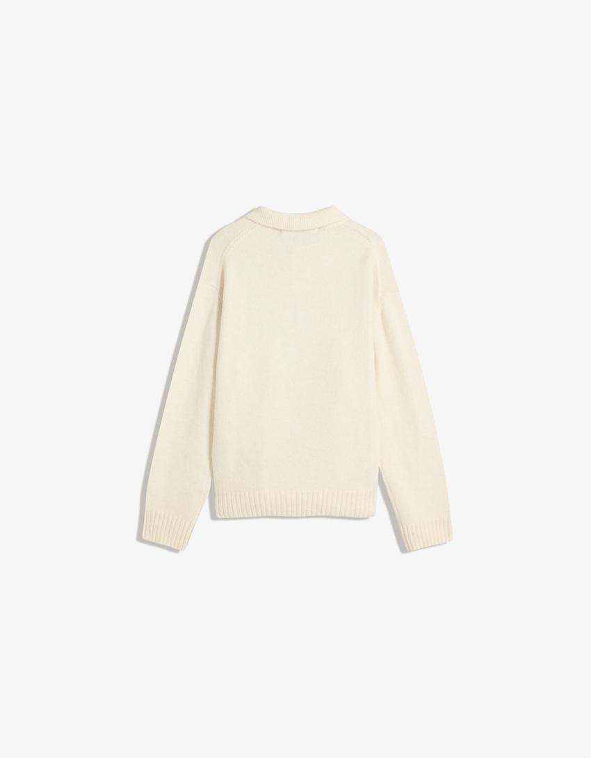 Pull col polo-Sable-5
