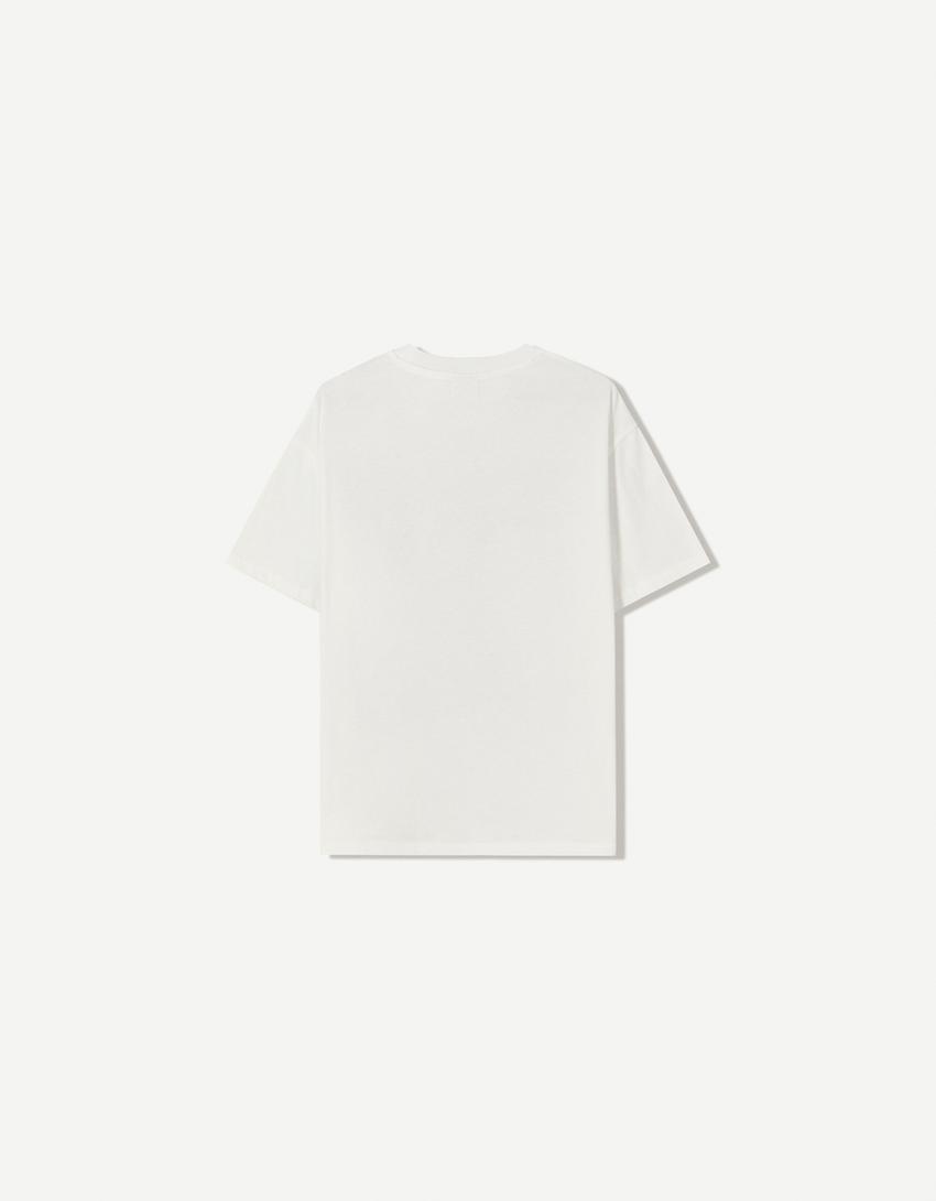 Short-sleeve Jennie T-shirt-Off white-4
