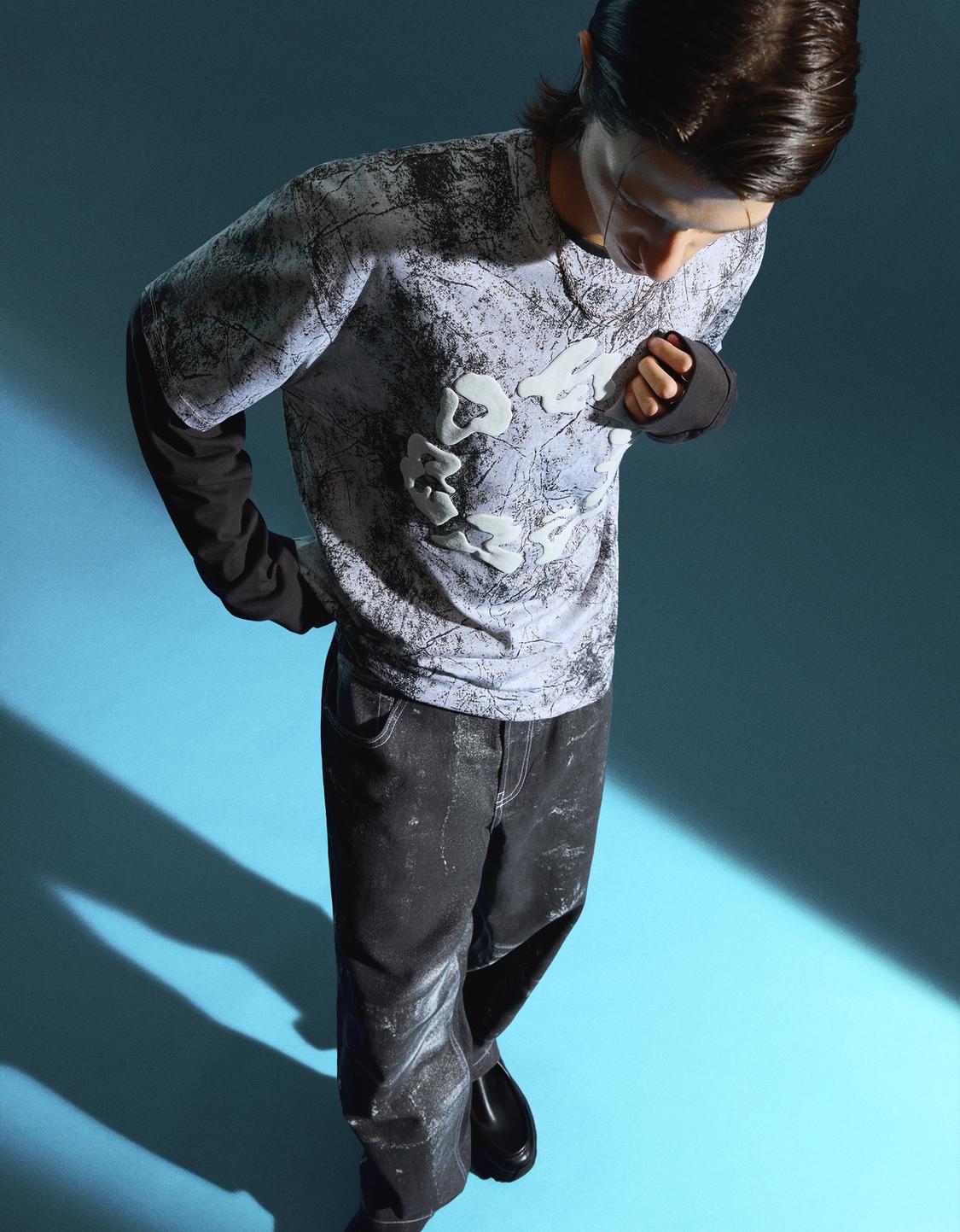 Short sleeve T-shirt with print