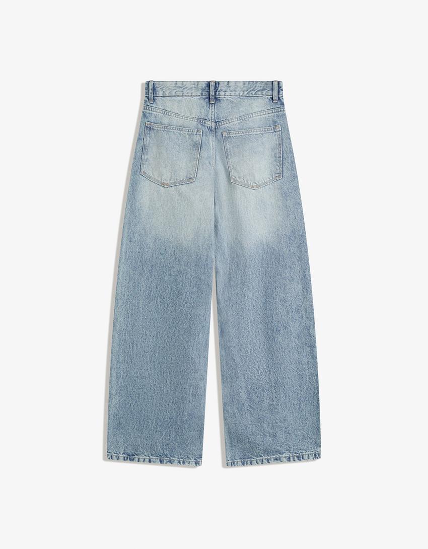 Jeans boyfriend-Azul lavado