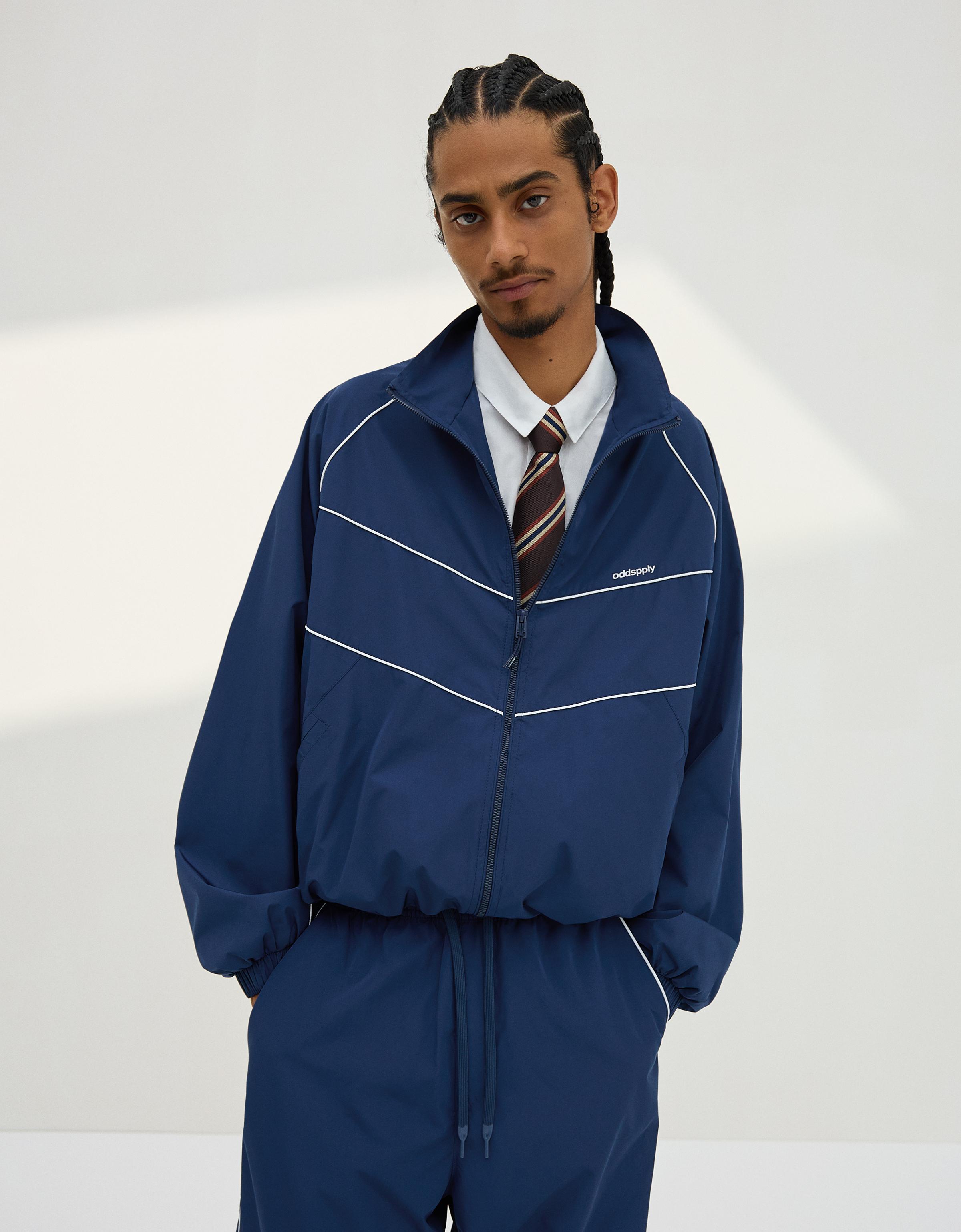 Bershka Funktionsjacke Herren L Marinenblau