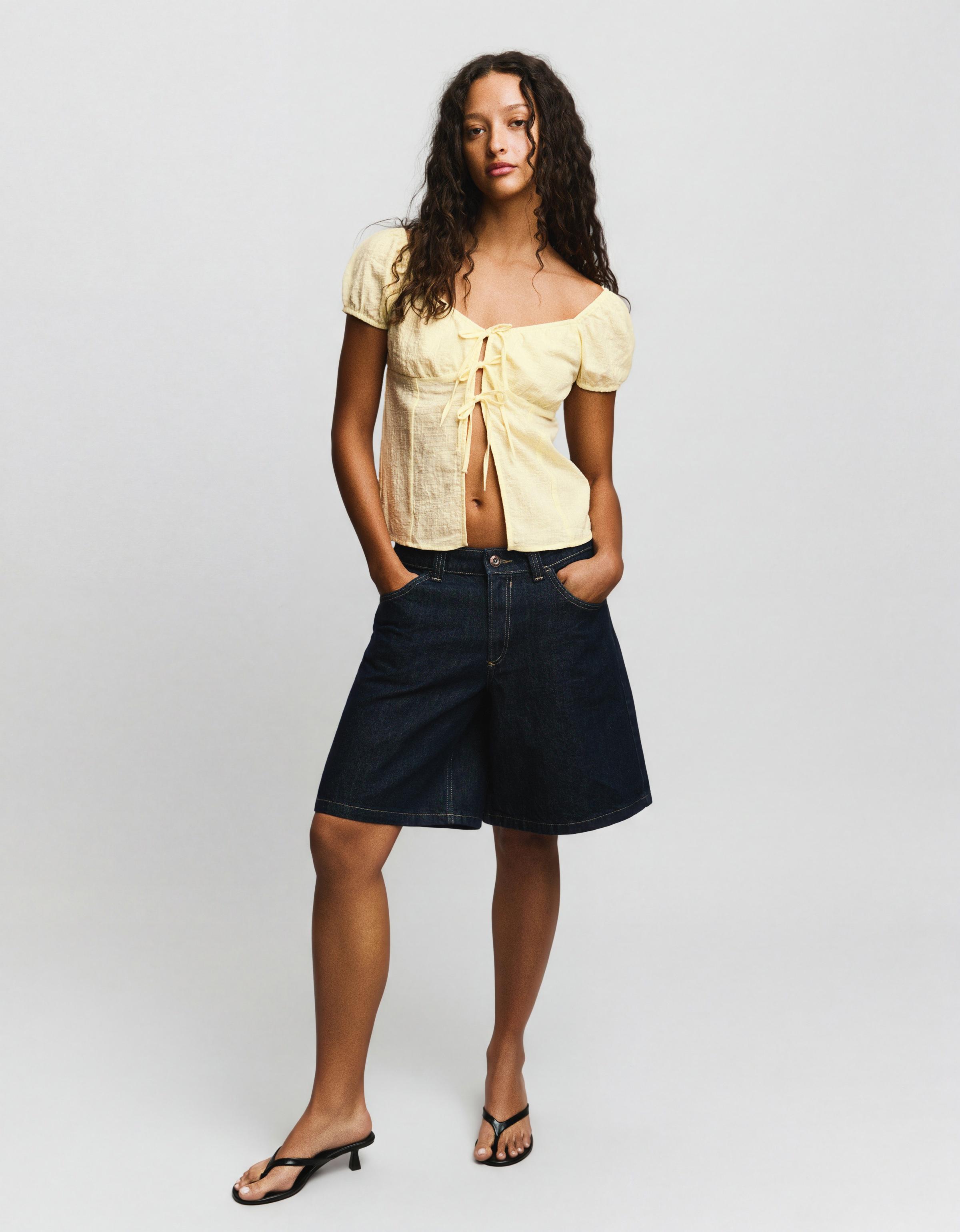 Fiyonklu rustik bluz - Görsel 51