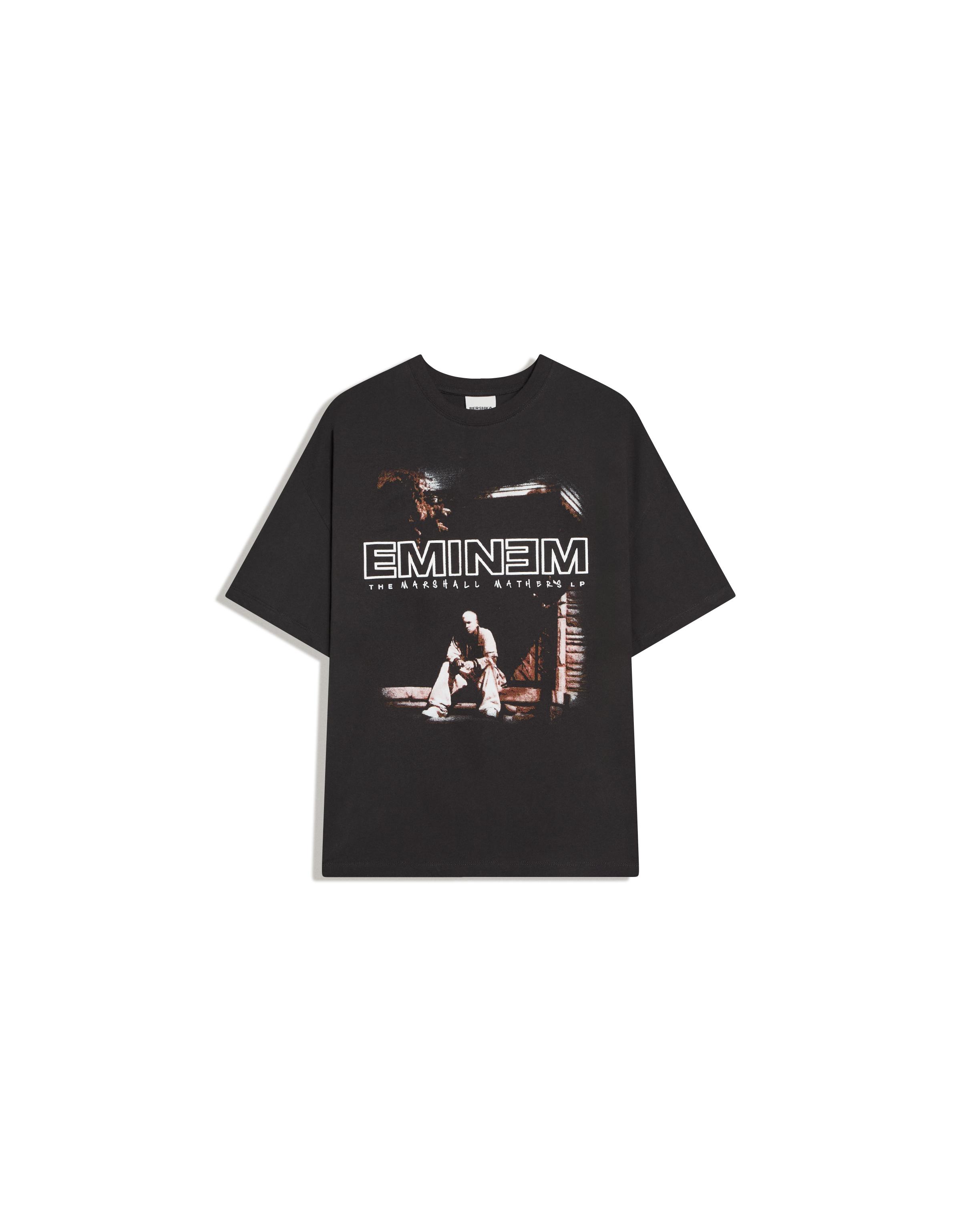 Bershka Oversize kısa kollu Eminem tişört görsel 3