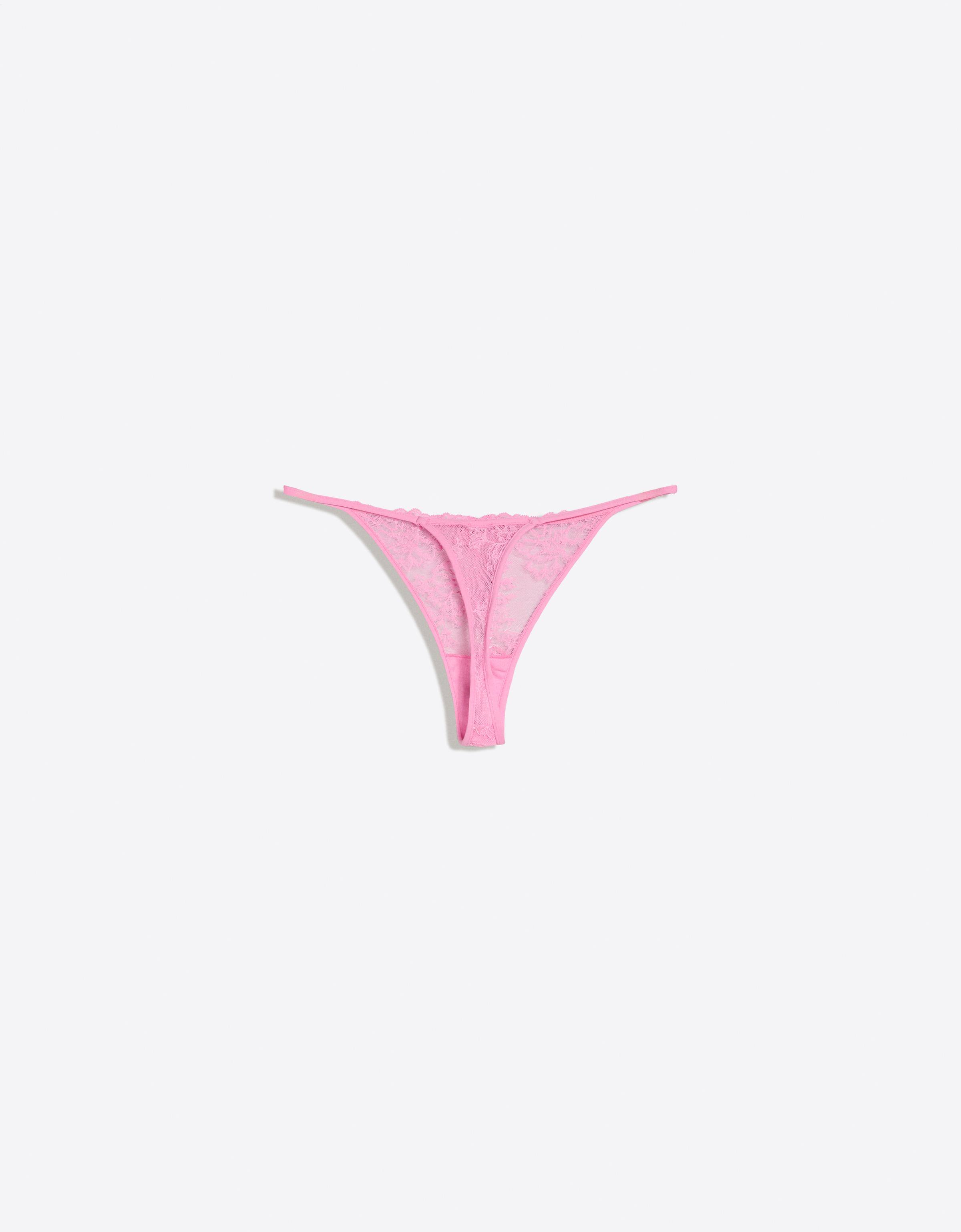 Lace thong