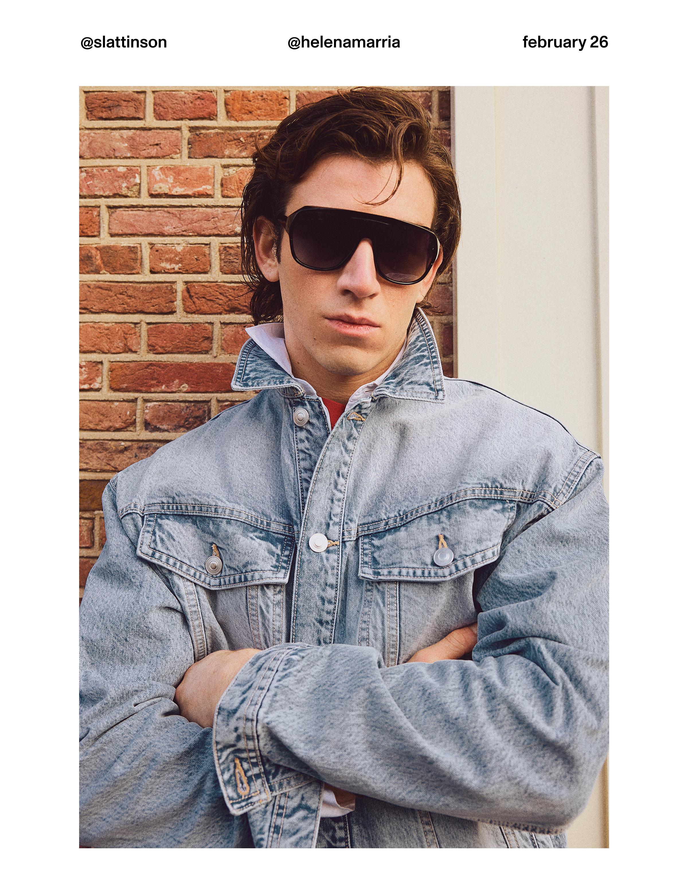 Denim jacket — Light blue