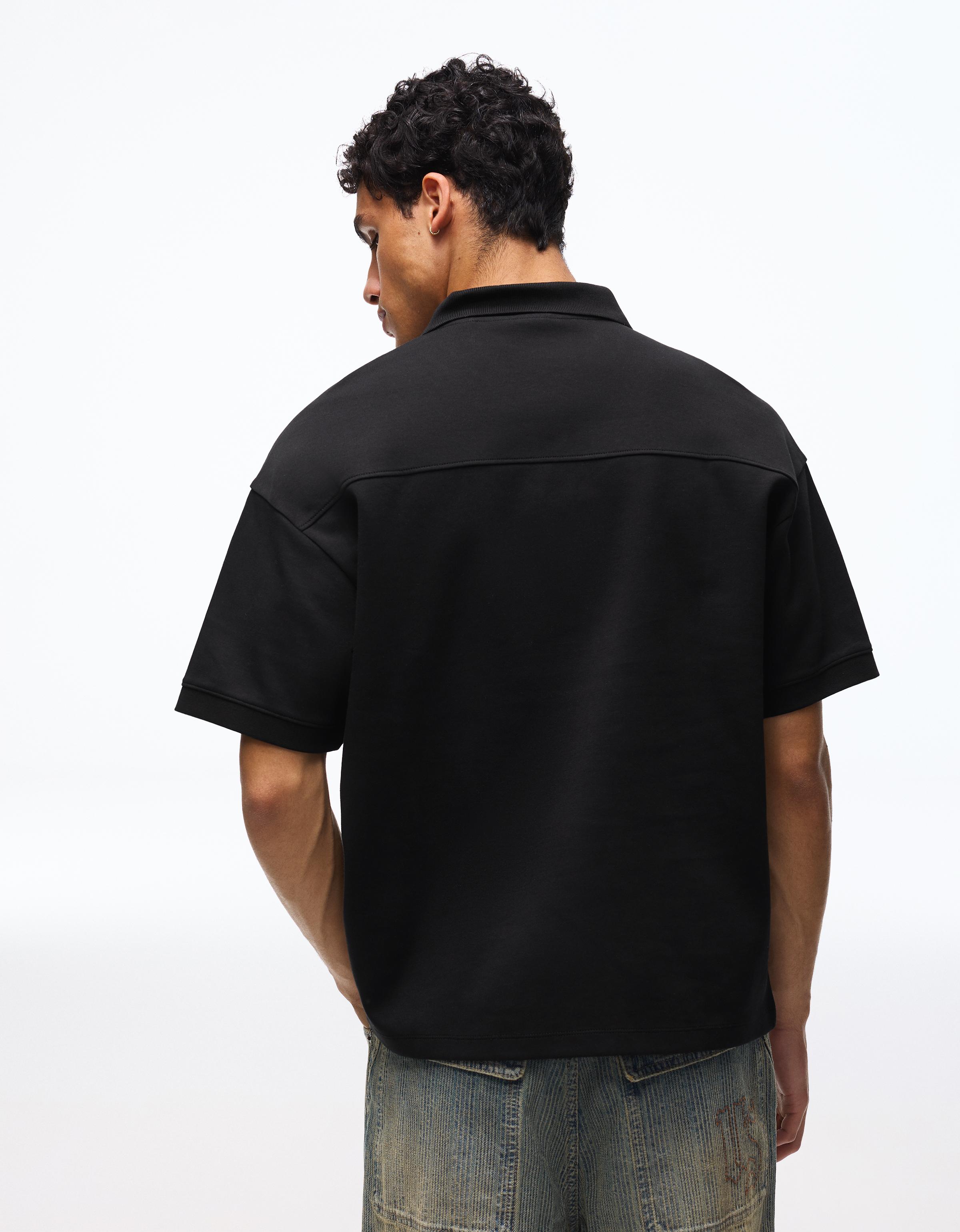 Short sleeve polo shirt — Black