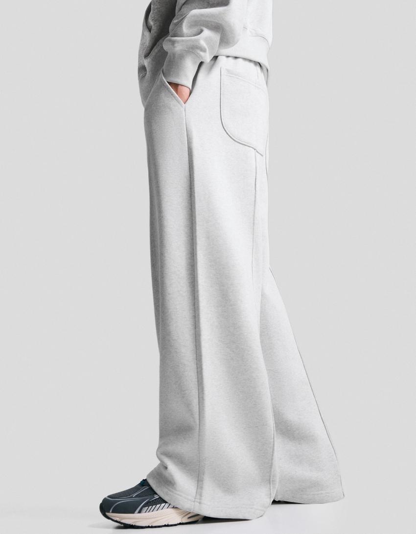 Super baggy trousers-Grey