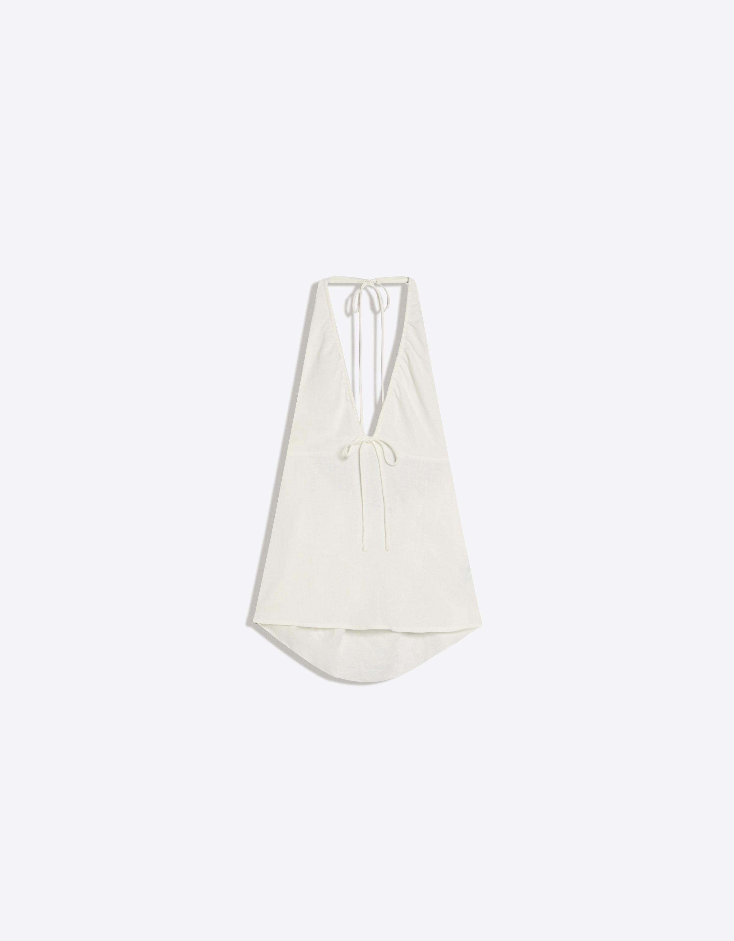 Linen halter top