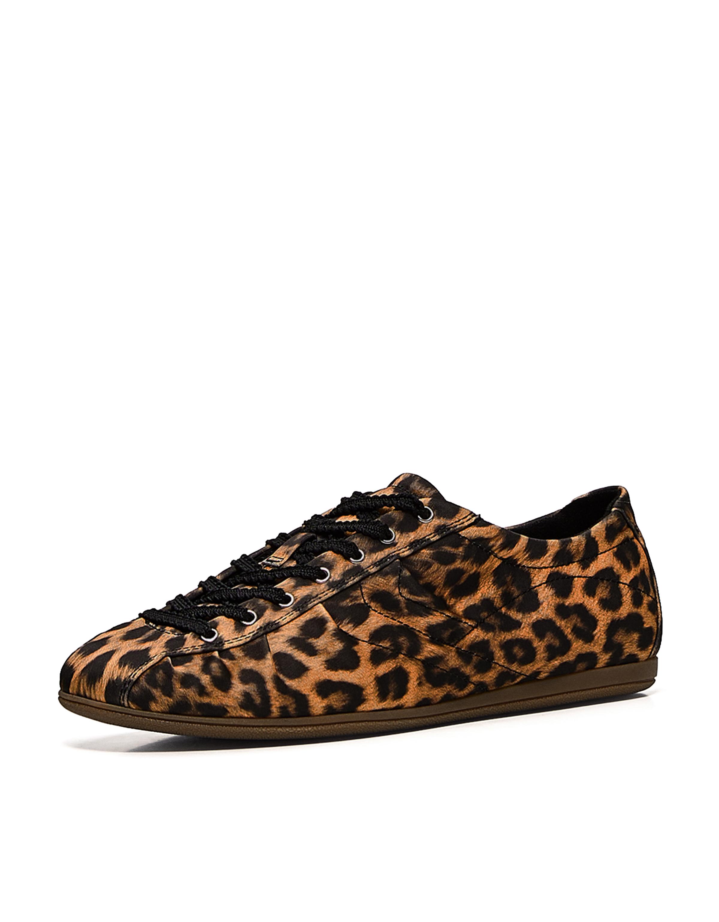 Leopard print low-profile trainers — ANIMAL PRINT