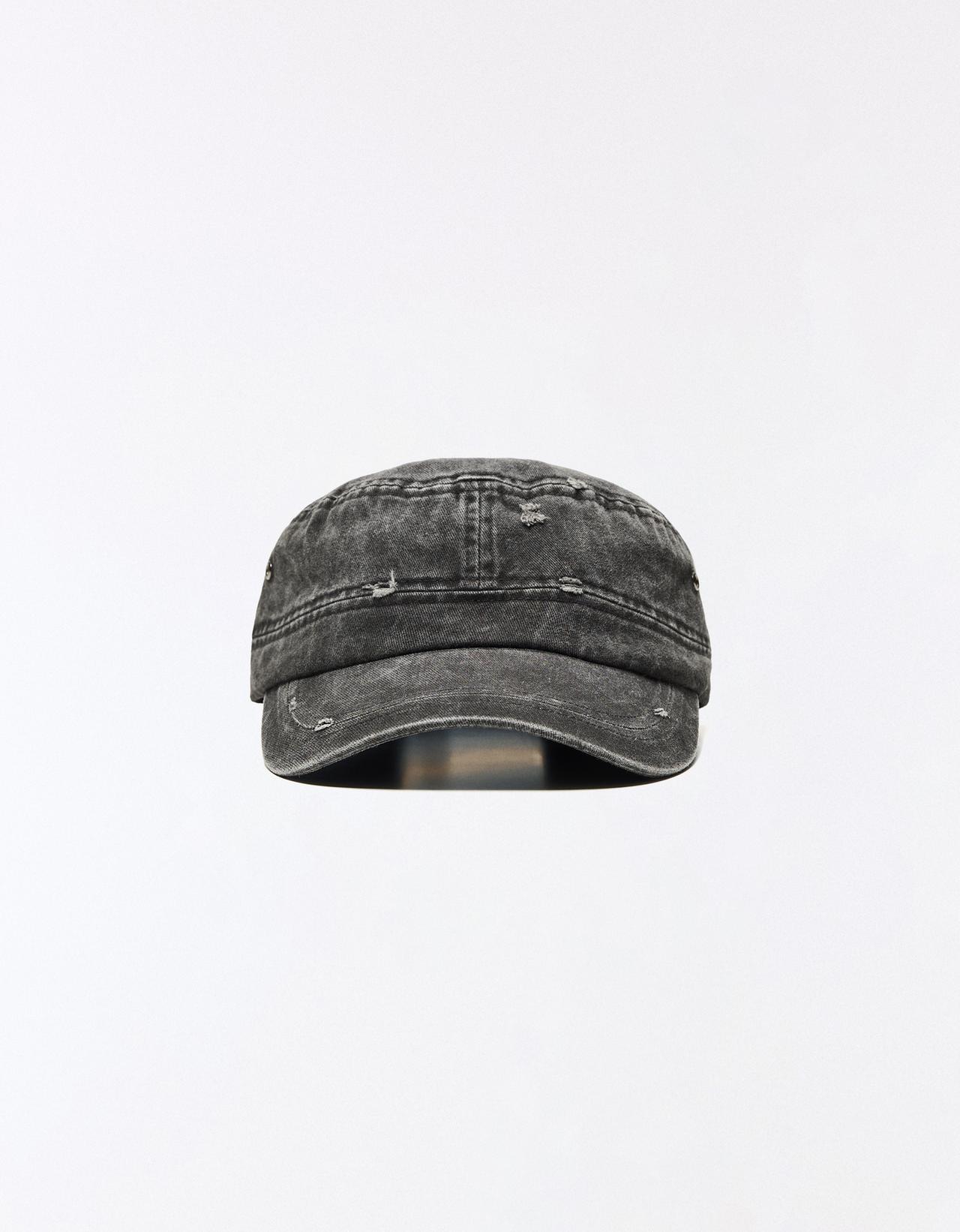 Twill cap — Black