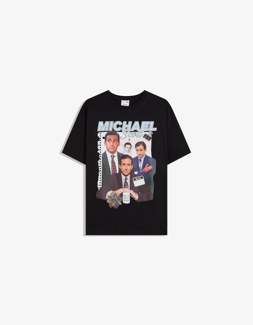 Lühikeste varrukatega T-särk Michael The Office-Must