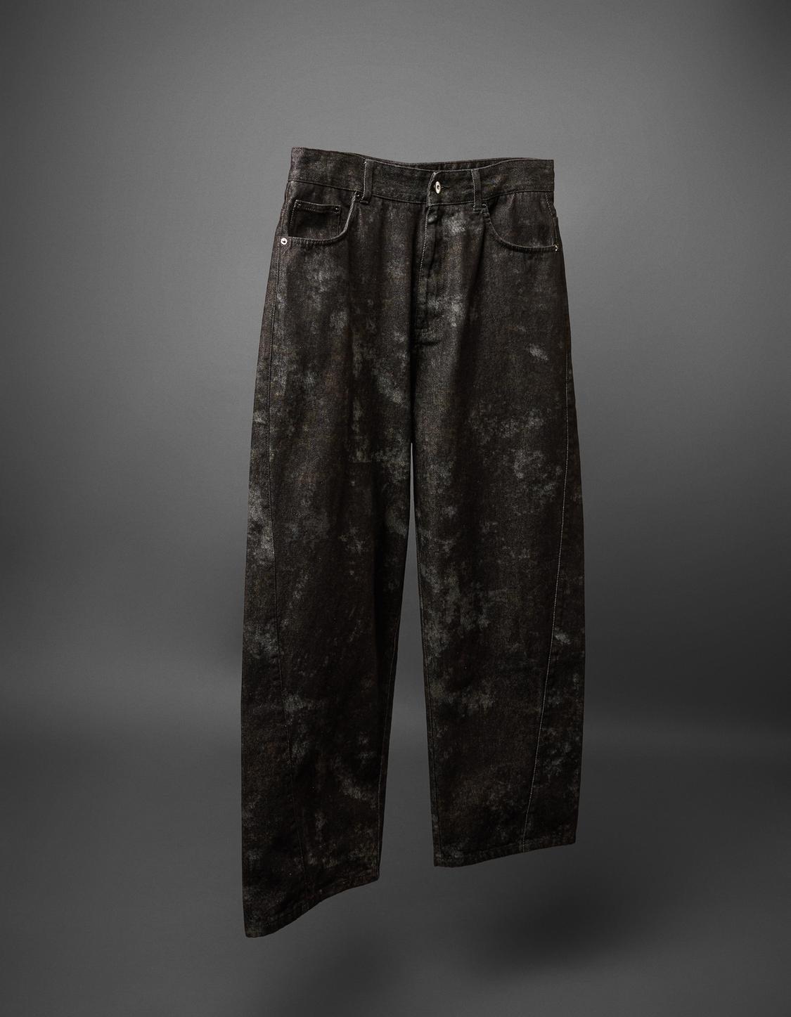 Super baggy printed trousers