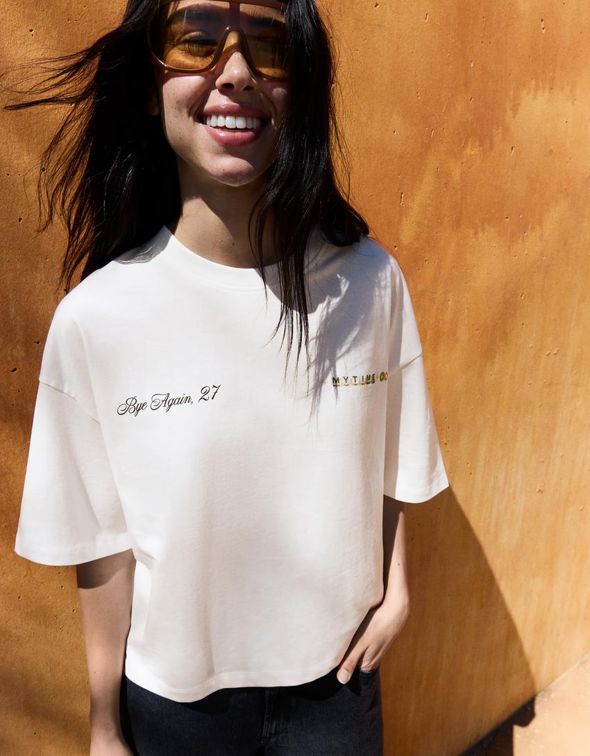 Short sleeve T-shirt-Off white