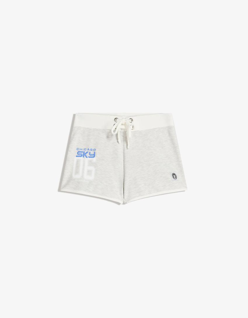 WNBA mini shorts-Grey-4