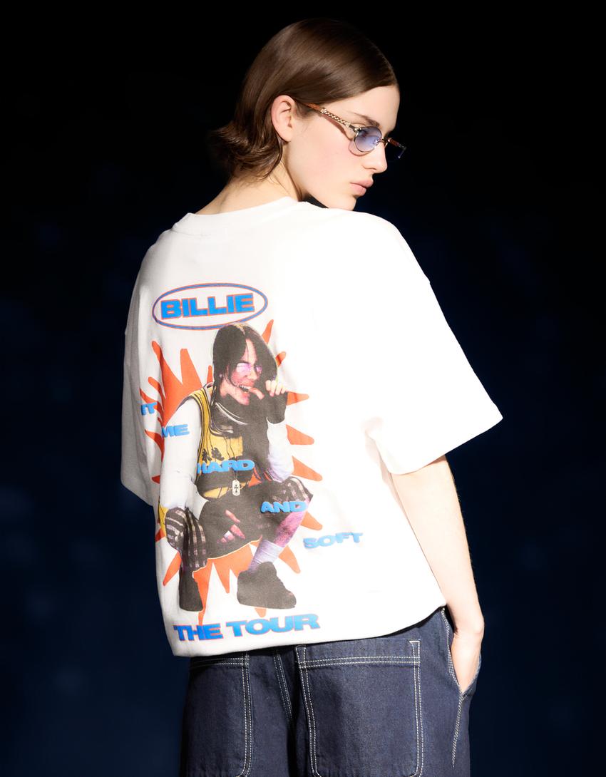HMHAS Tour Merch Camiseta Bu00e1sica Billie Eilish Store Eu