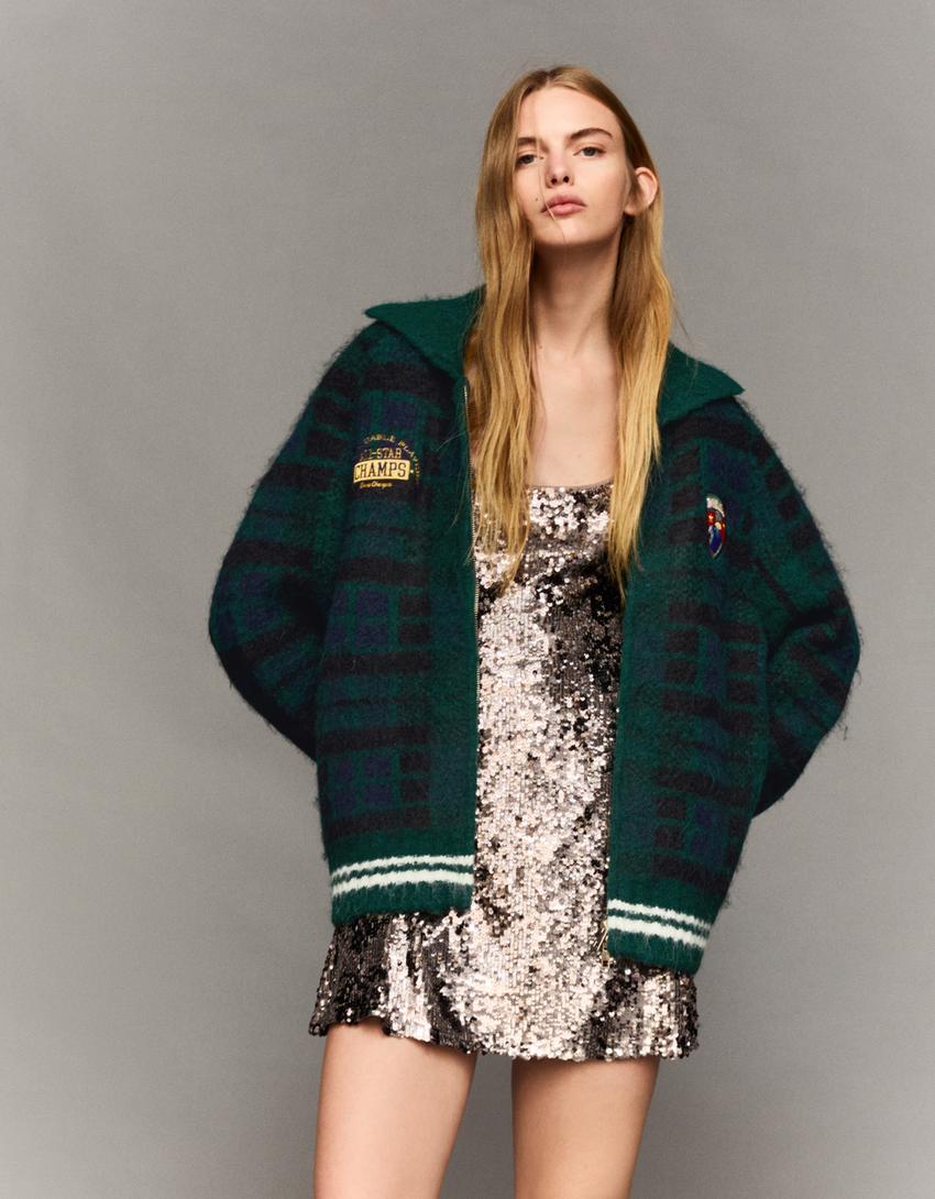 Jaqueta Disney quadres-Verd