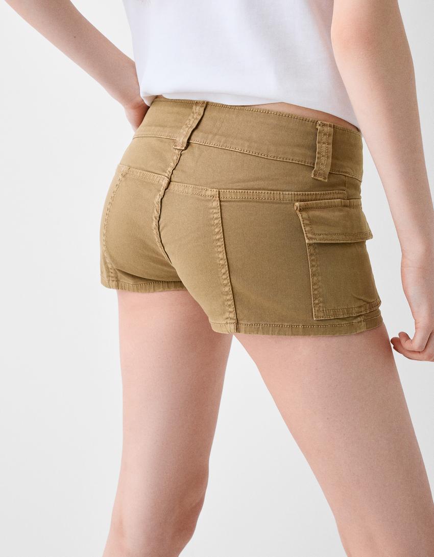 Kargo şort-Deve tüyü rengi-5