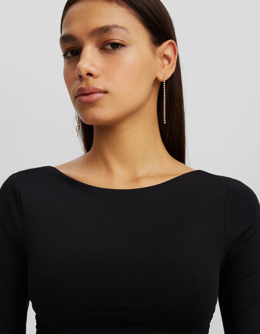 Lot 3 boucles d’oreilles cascade cœur-Or-3