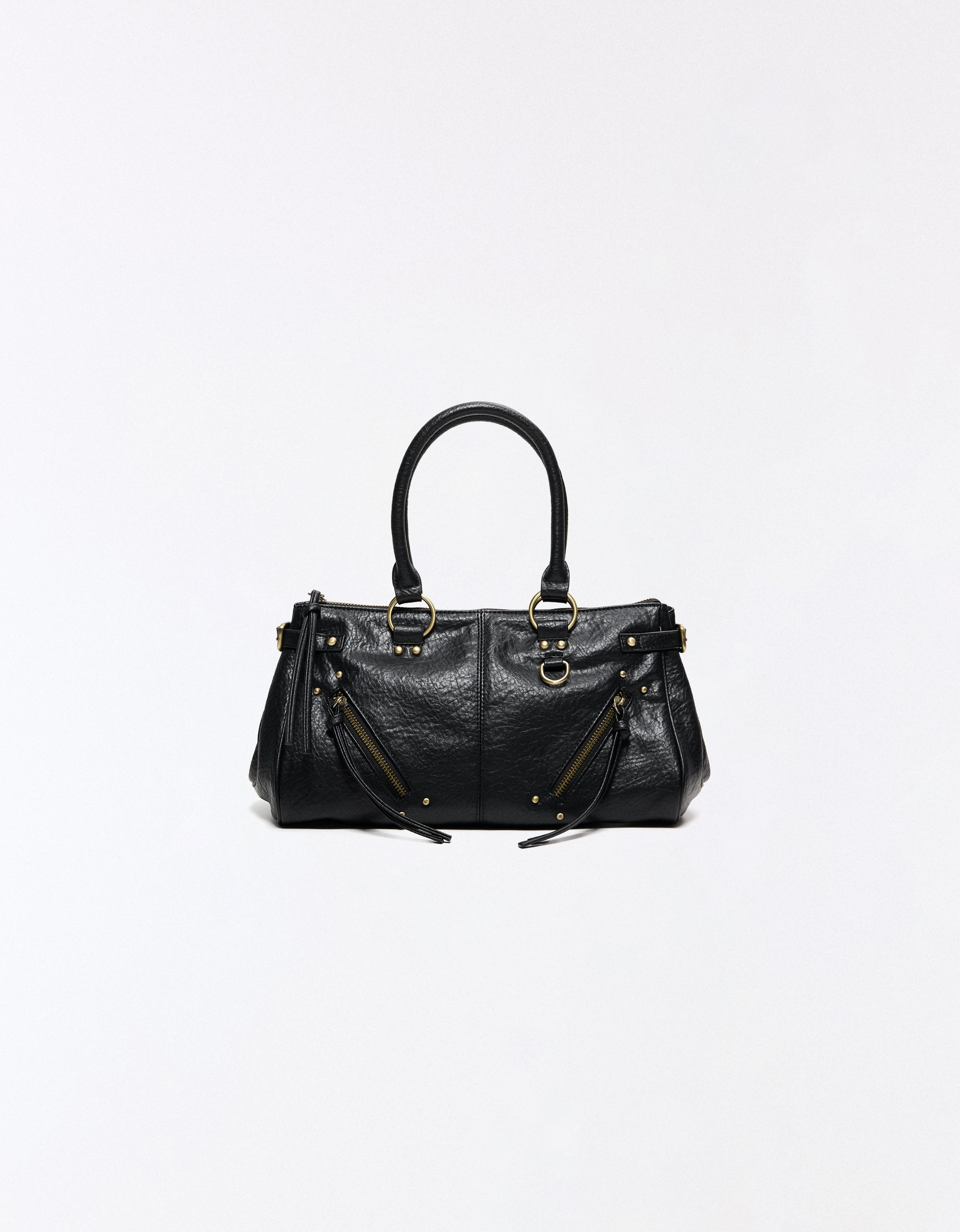 Zip detail bag — Black