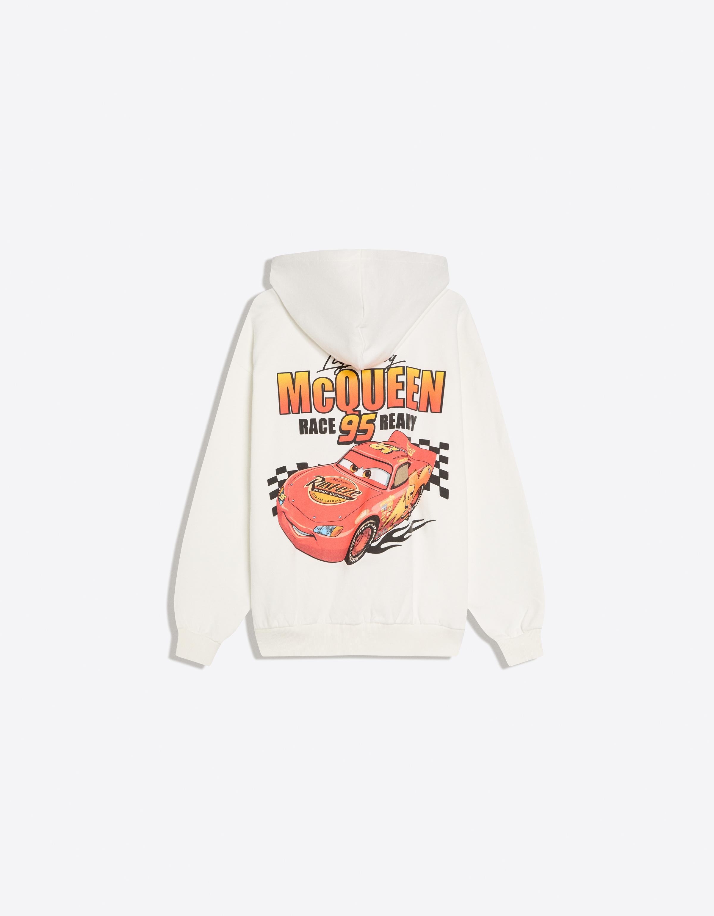 Cars print hoodie — Off white