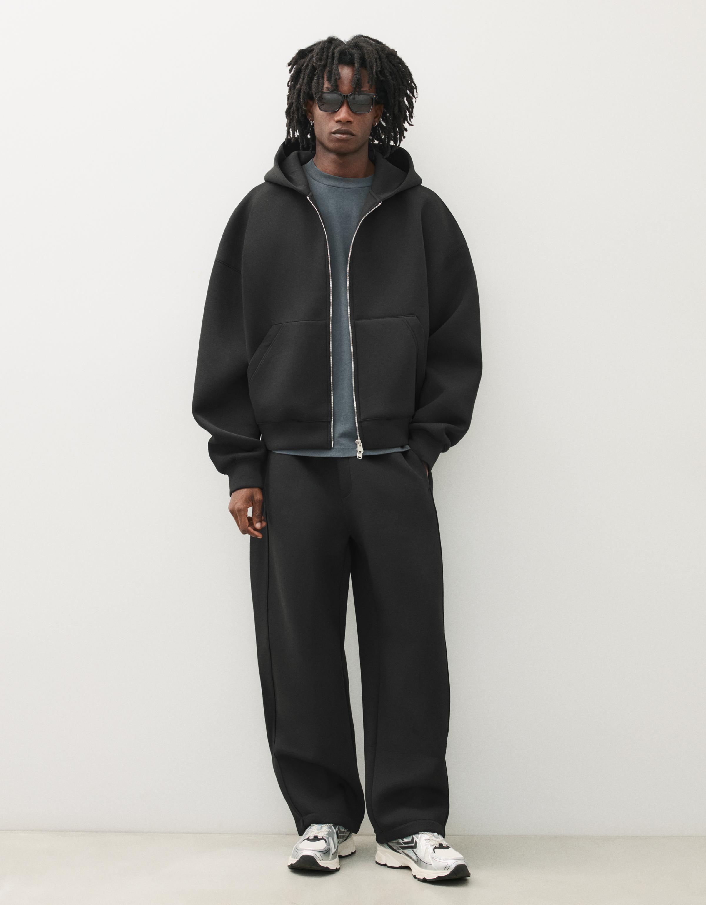 Technical hoodie — Black