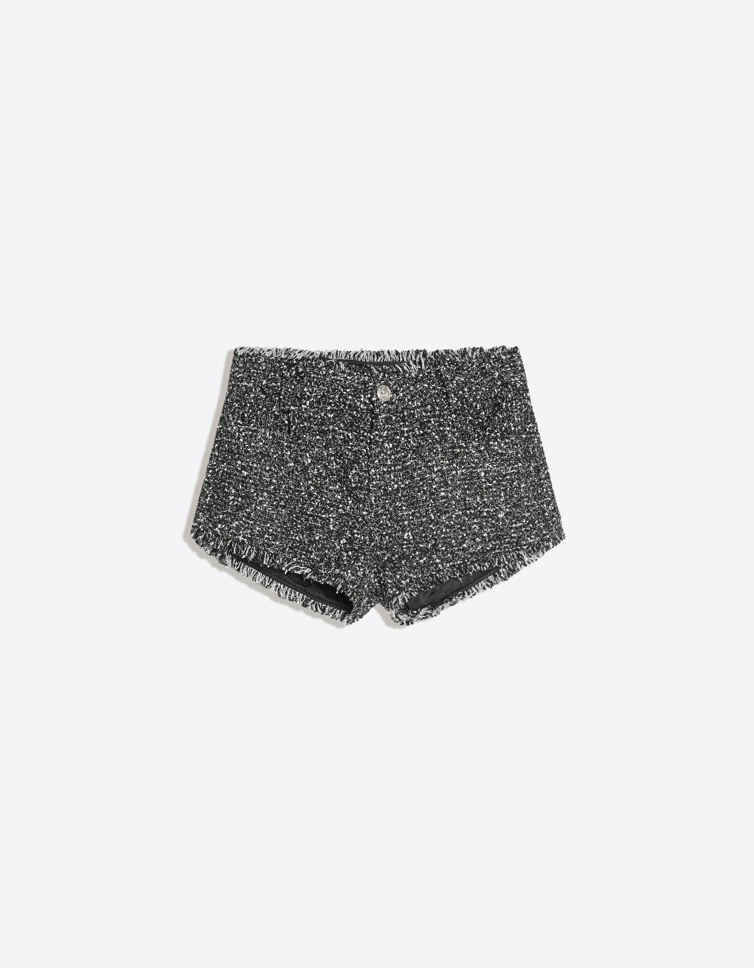 Bershka Dokulu kumaş şort