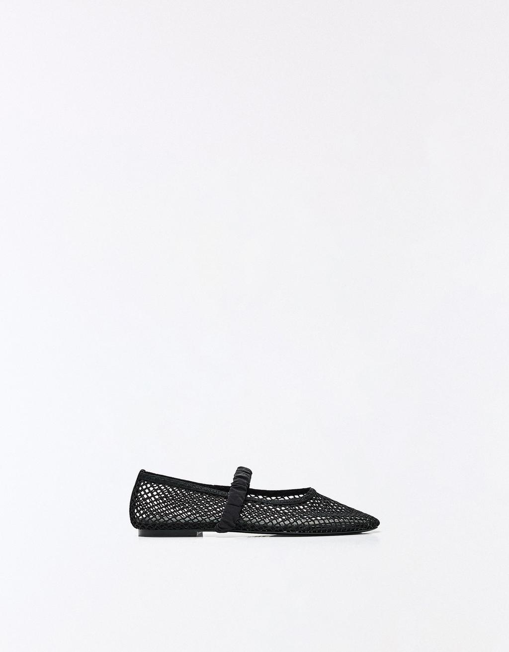 Bershka Mesh ballerinas
