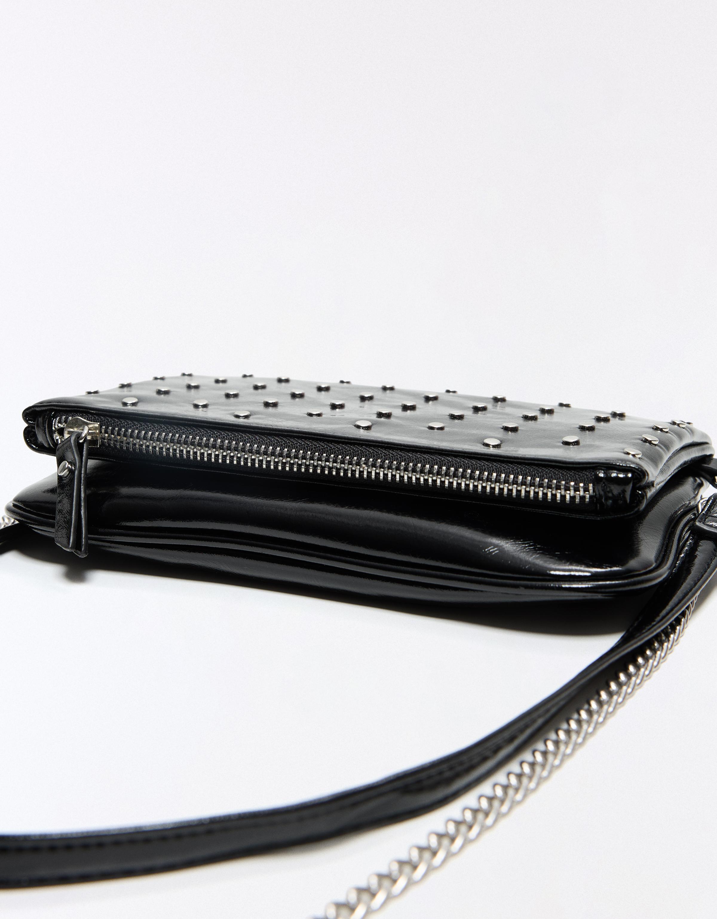 Studded envelope bag — Black