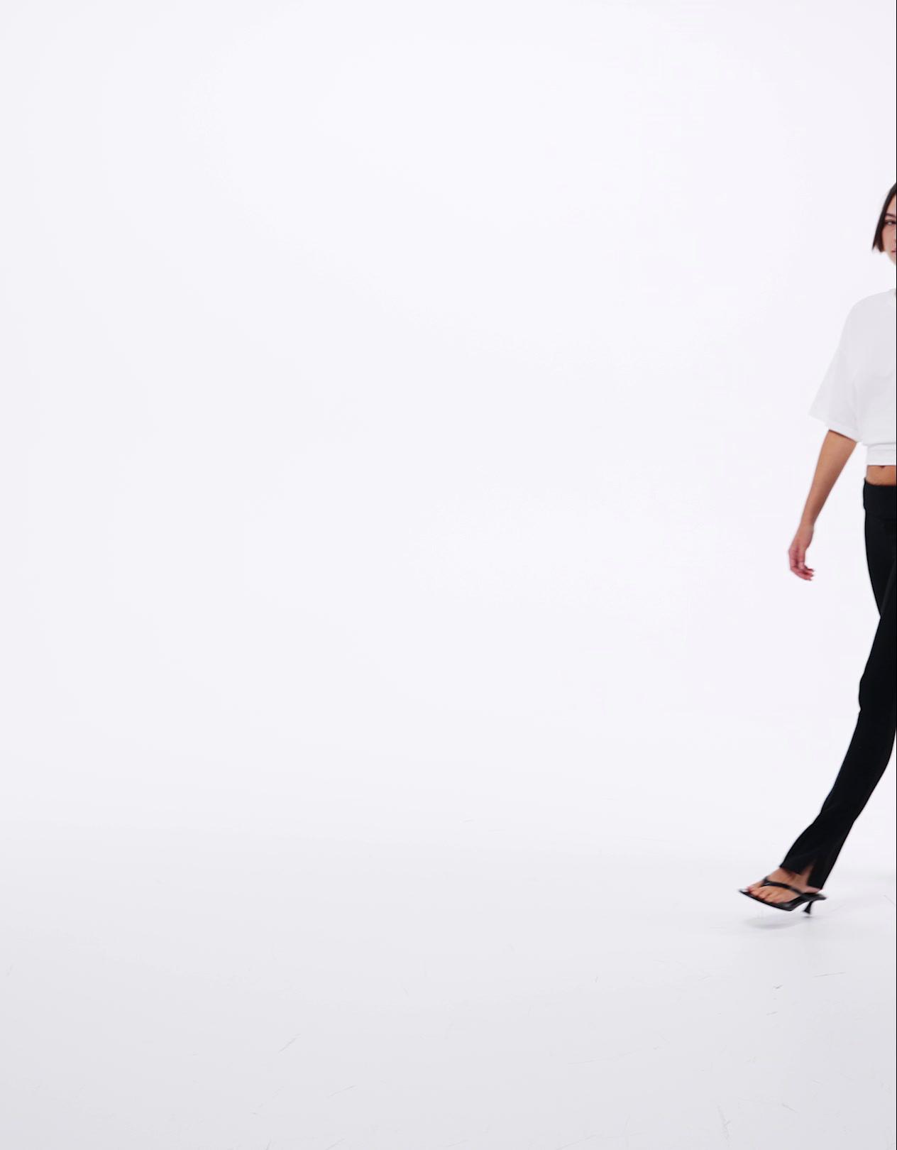 Ultra kompakt düşük bel pantolon - Görsel 19