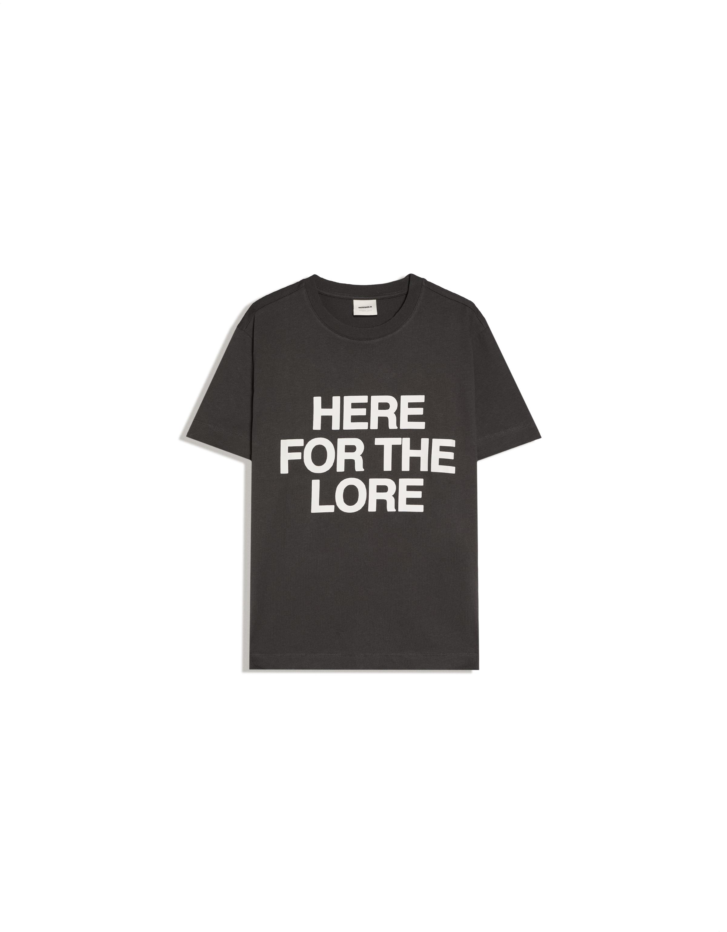 Small fit print T-shirt — Grey